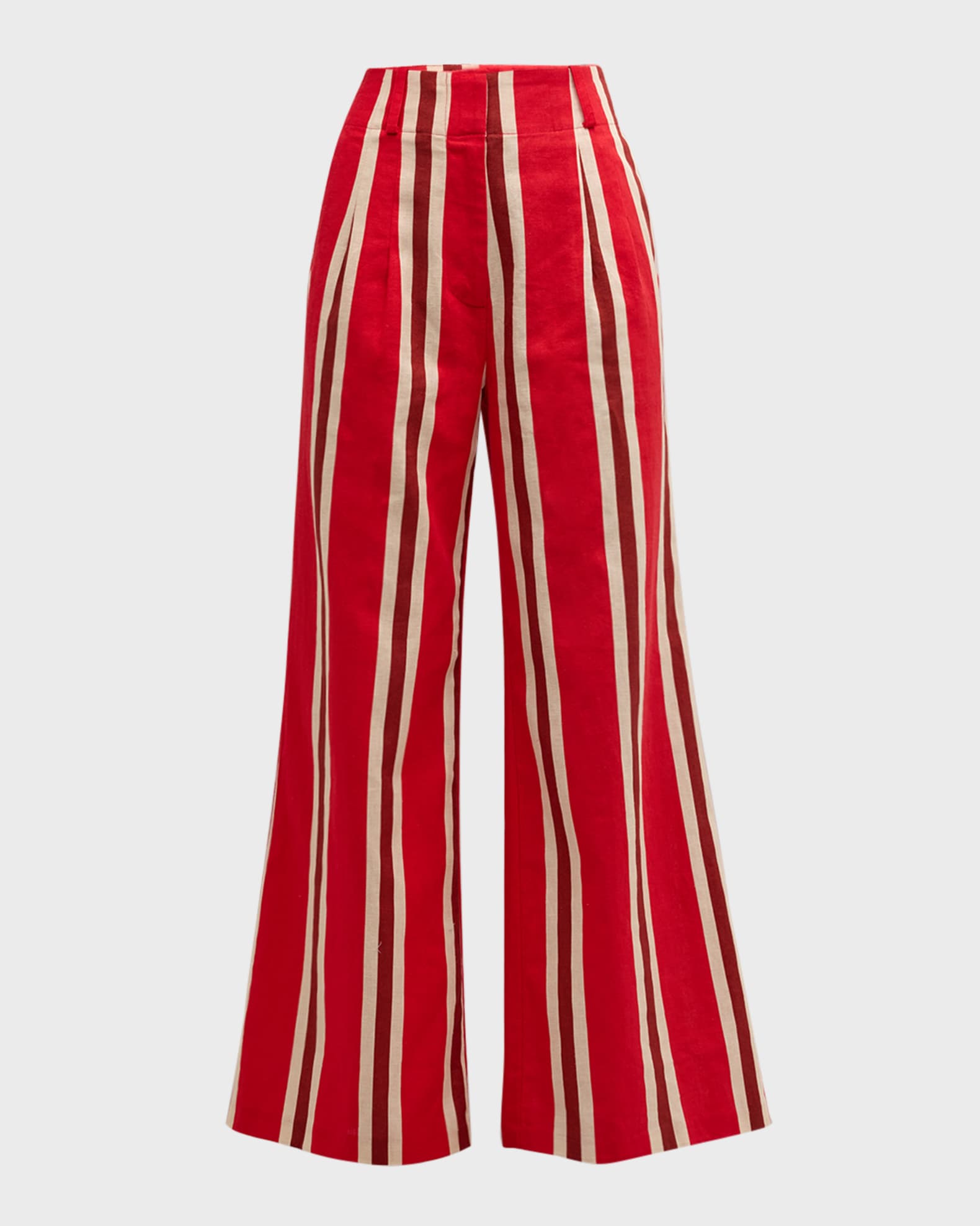Bloo High-Waist Wide-Leg Linen Pants 1