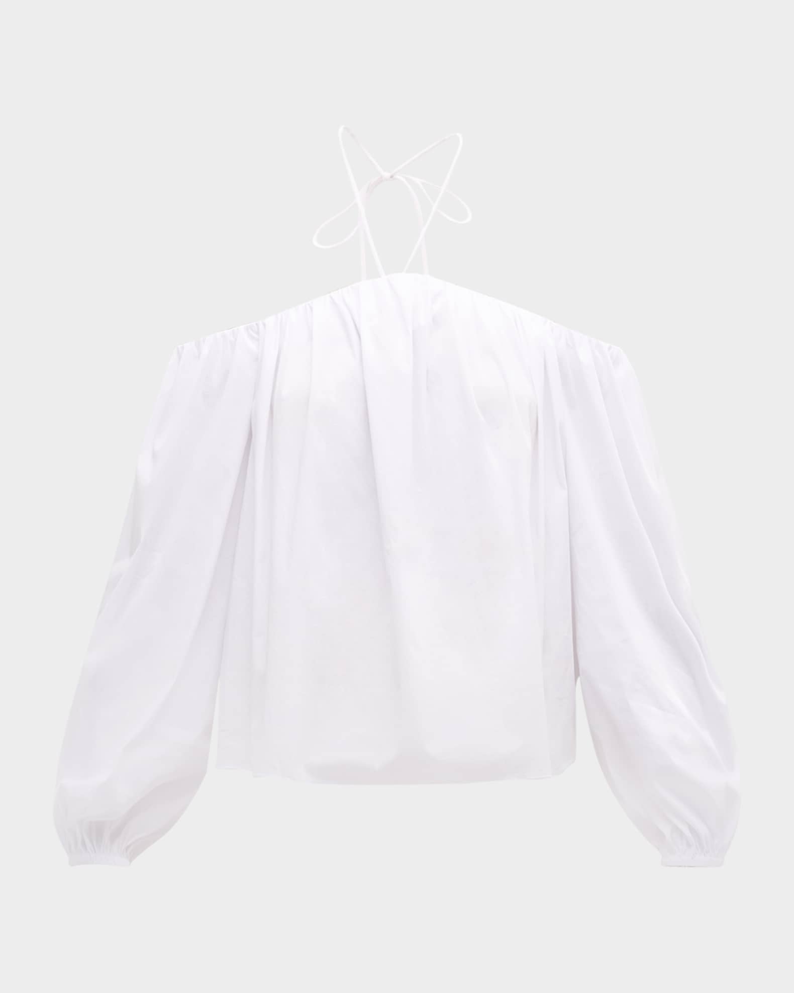 Off shoulder halter top clearance