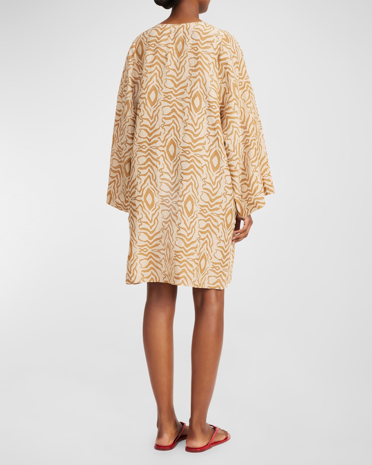 Zebra print shift dress cheap