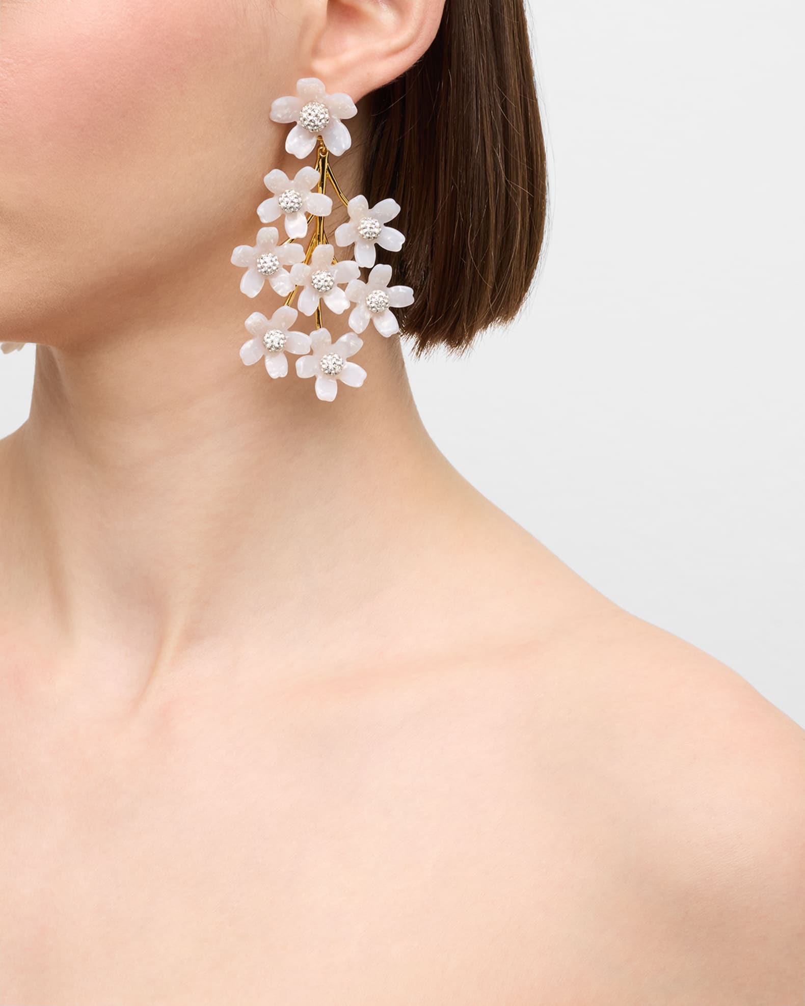 Garden Bouquet Chandelier Earrings 1