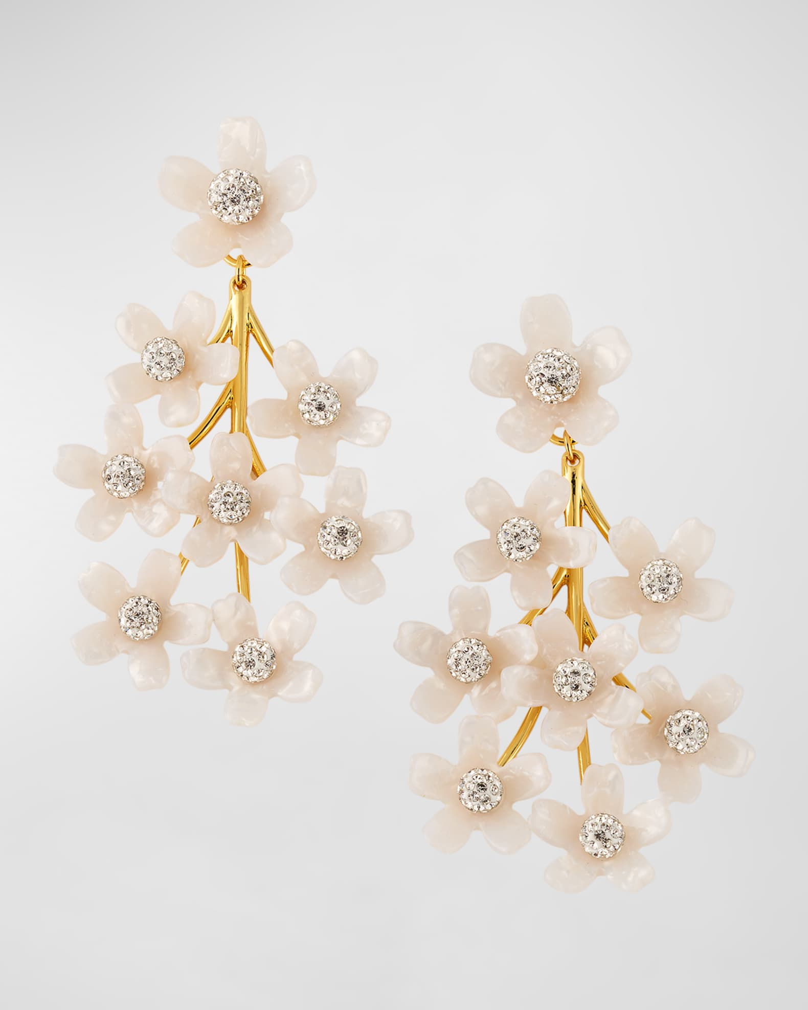 Garden Bouquet Chandelier Earrings 0