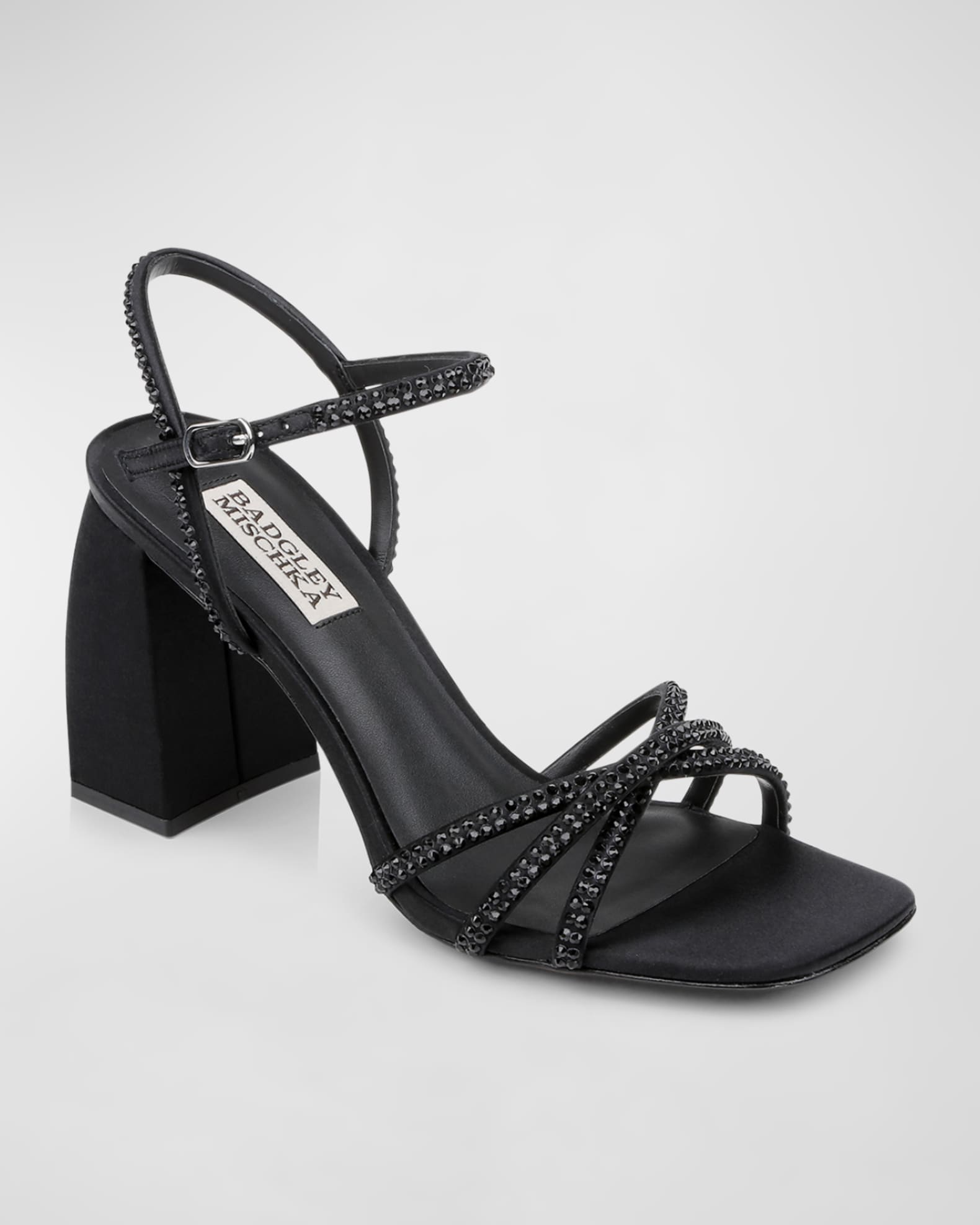 Brixley Strass Ankle-Strap Sandals 1