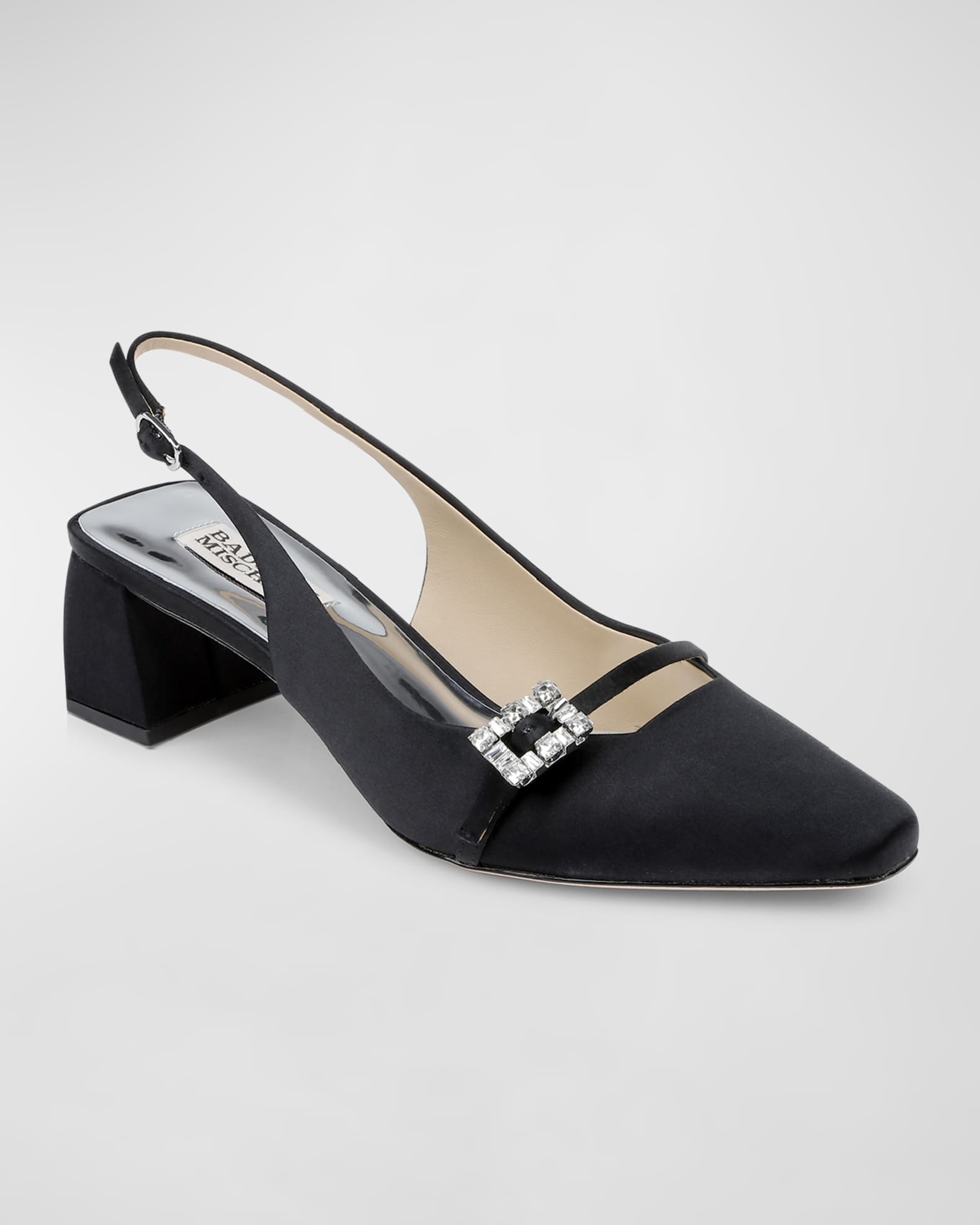 Buena Silk Slingback Pumps 1