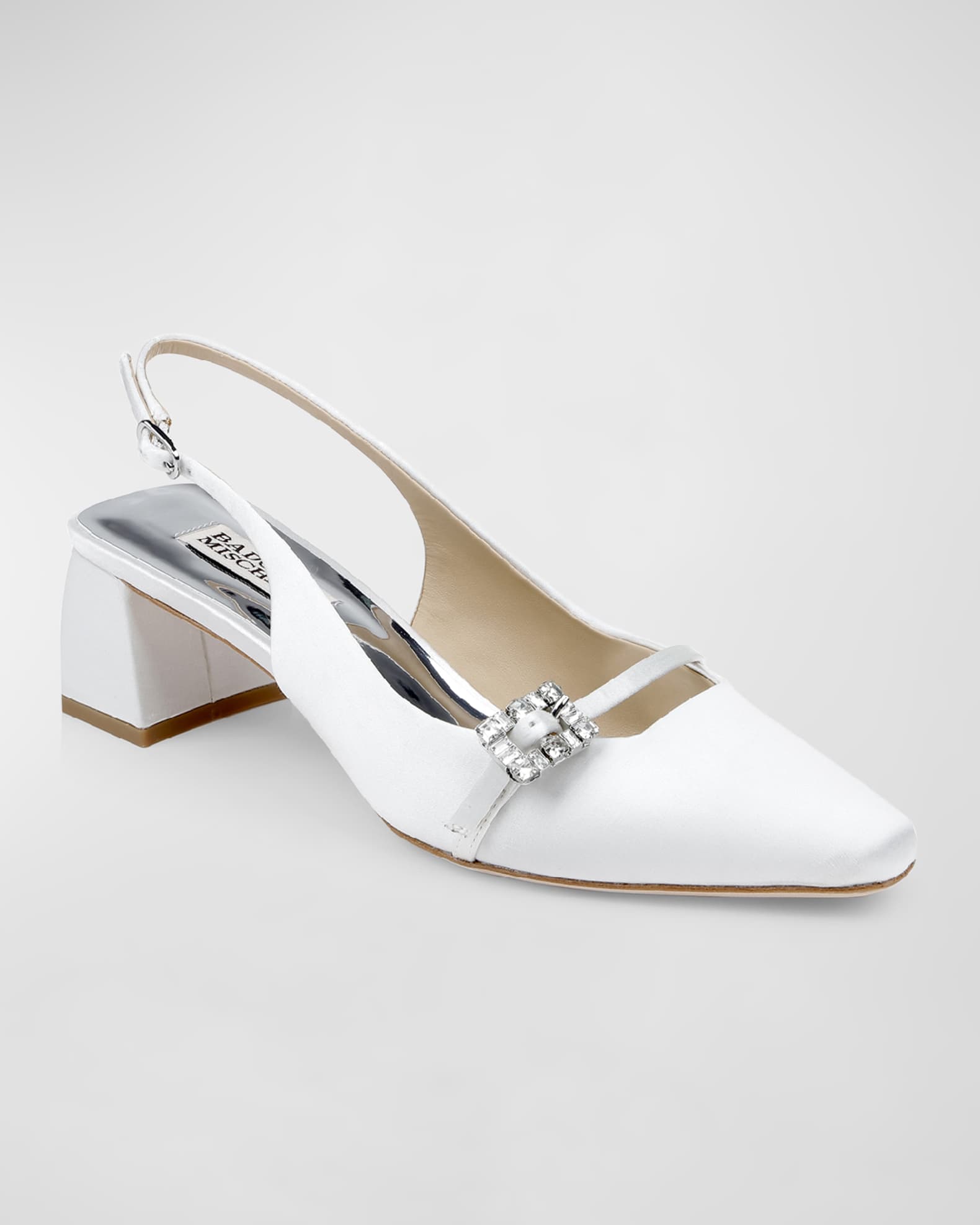 Buena Silk Slingback Pumps 1