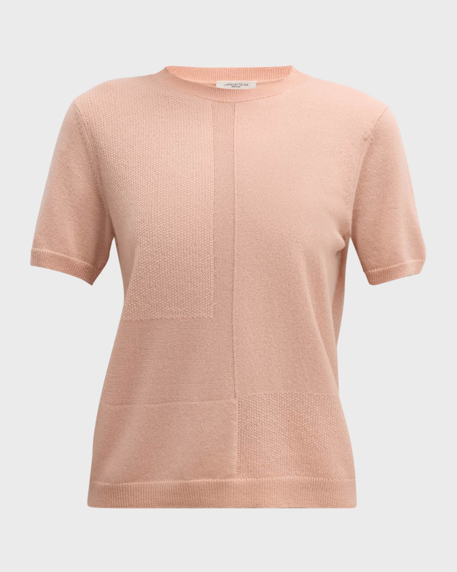 Lafayette 148 New York Crewneck Intarsia Sweater