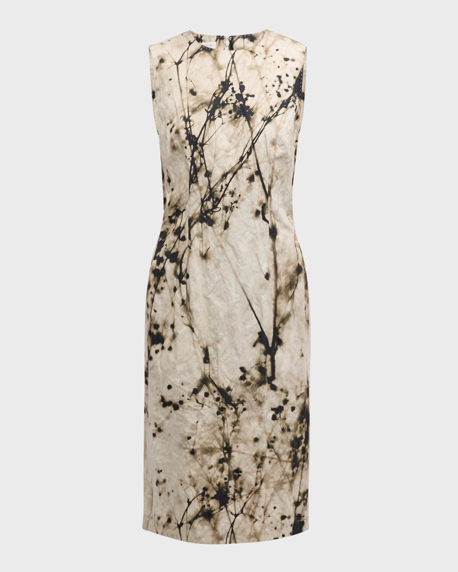 Lafayette 148 New York Harpson Shadow-Print Sheath Dress