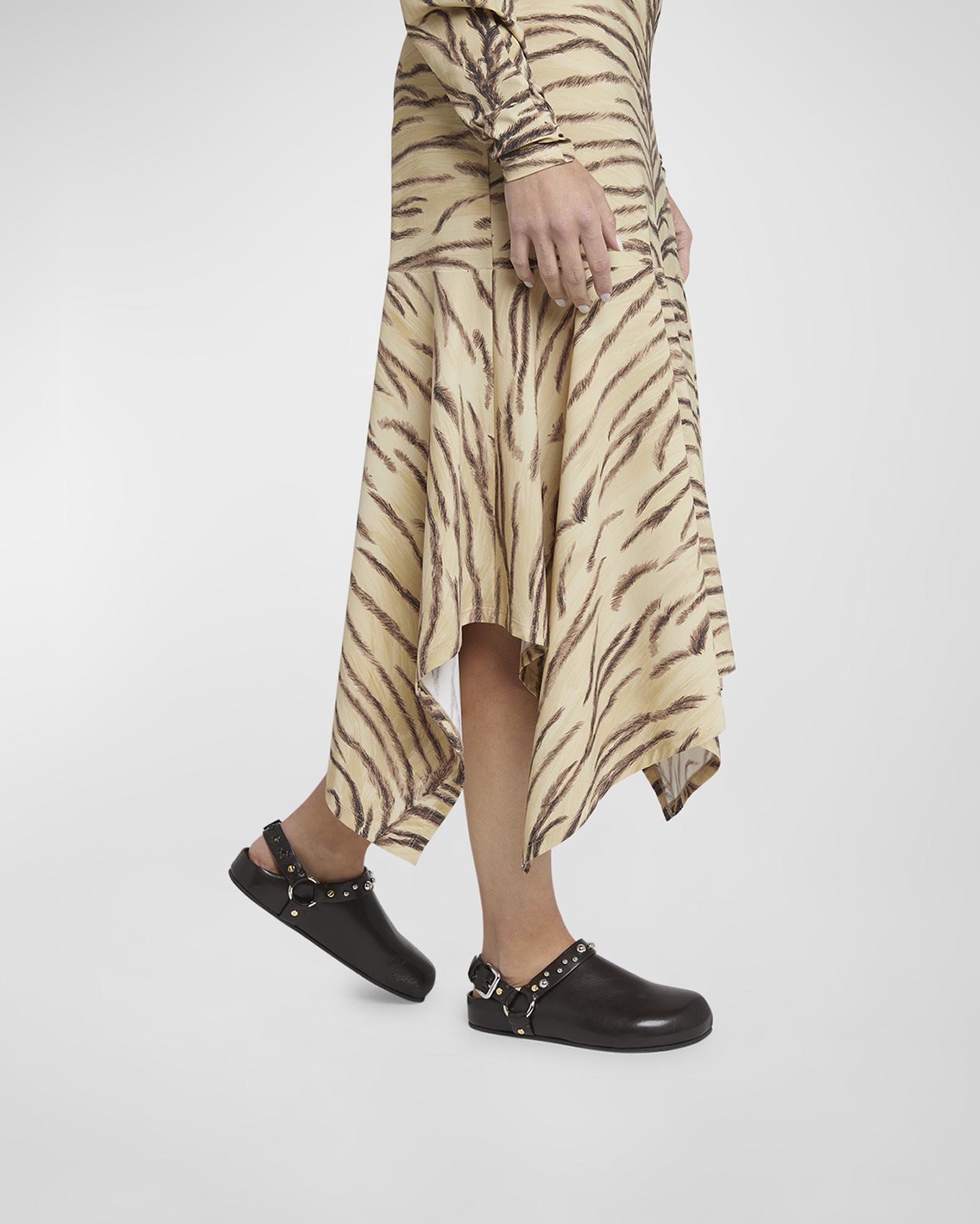 Stella McCartney Elyse Vegan Harness Slingback Clogs | Neiman Marcus