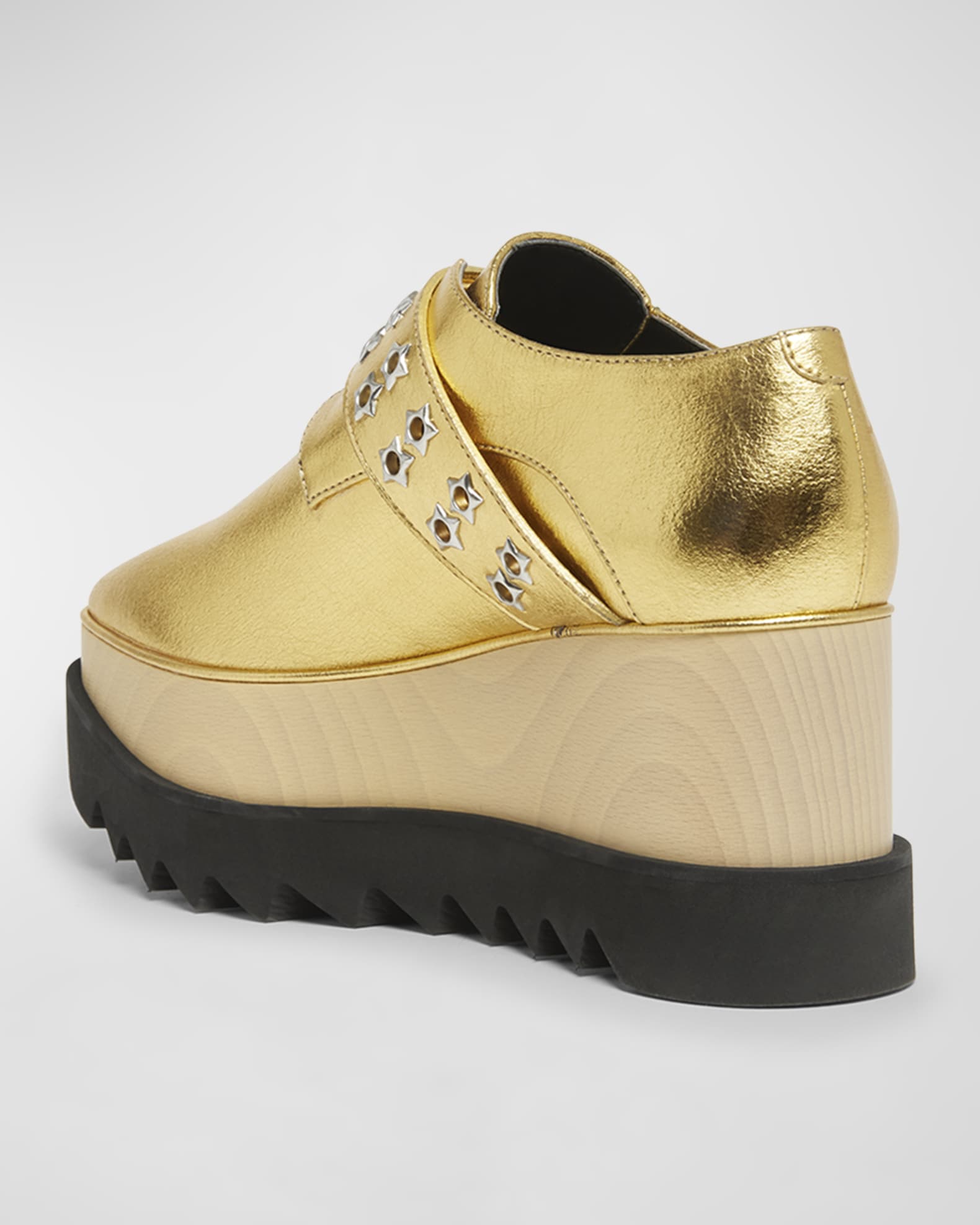 Elyse Metallic Buckle Platform Sneakers