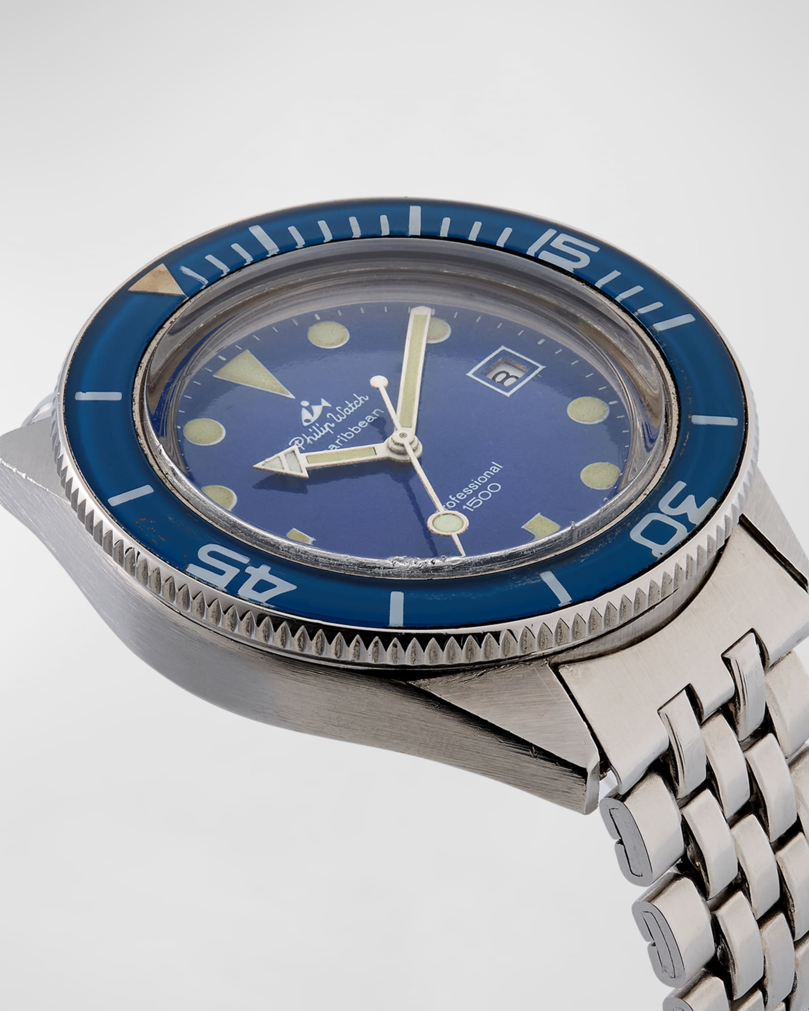 Vintage Watches Philip Caribbean 42mm Vintage 1960s Watch Neiman Marcus