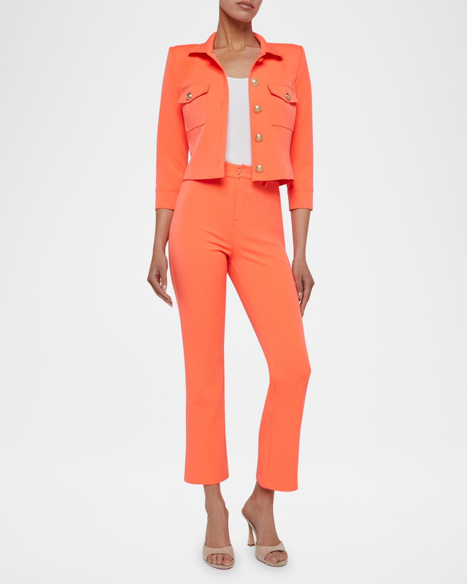 Kumi Cropped Fitted Jacket 1
