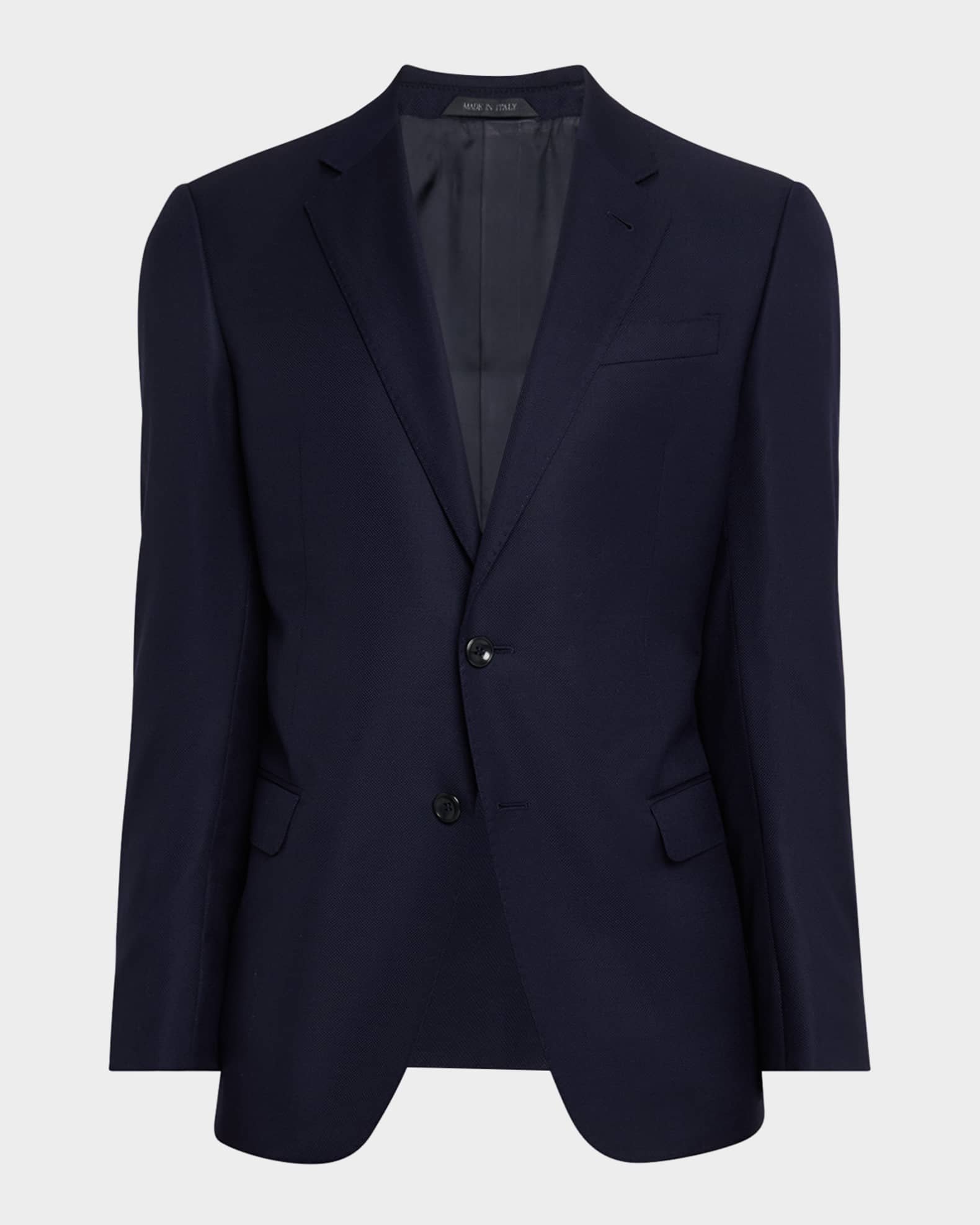 Giorgio Armani Men's Wool Textured Soft Line Sport Coat | Neiman