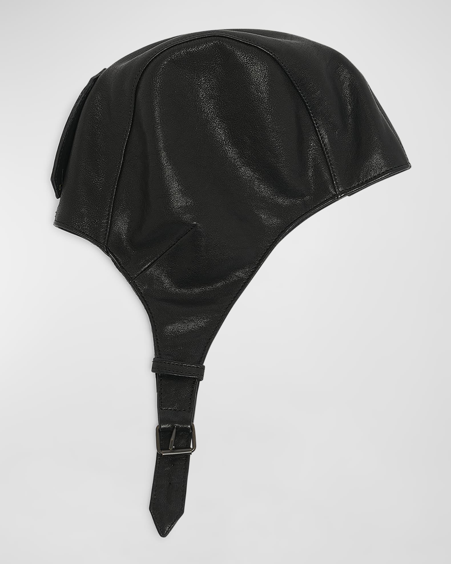 Saint Laurent Leather Aviator Hat | Neiman Marcus