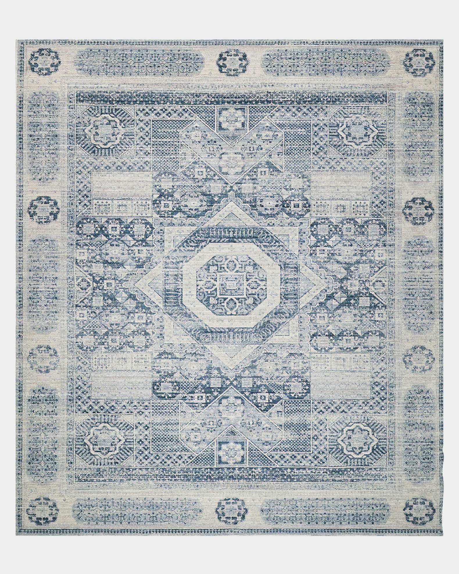Vintage Loom Blue & Light Blue Rug 0