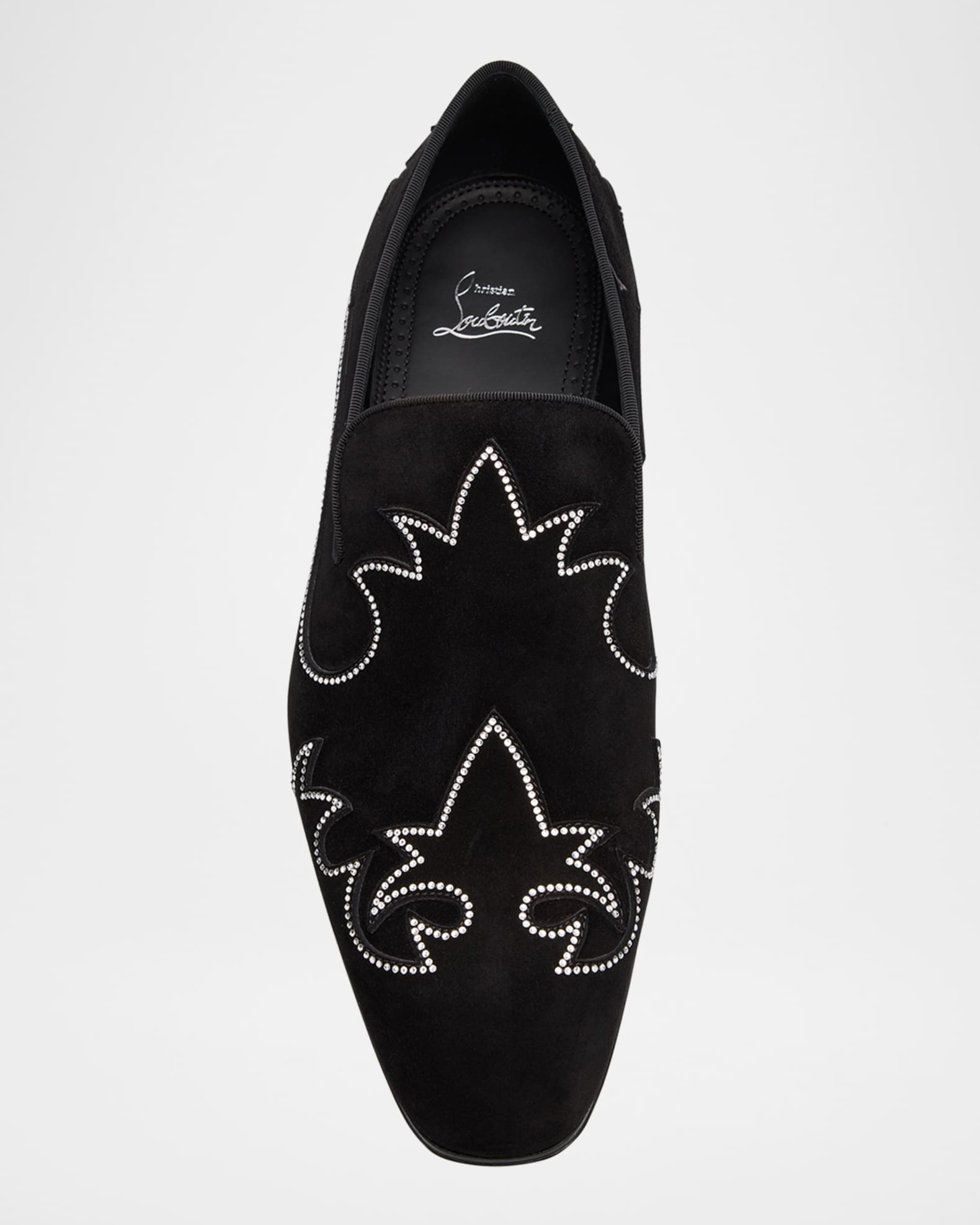Christian Louboutin Men's Dandysiago Rhinestone and Leather Christian Louboutin Men's Dandysiago Rhinestone and Leather