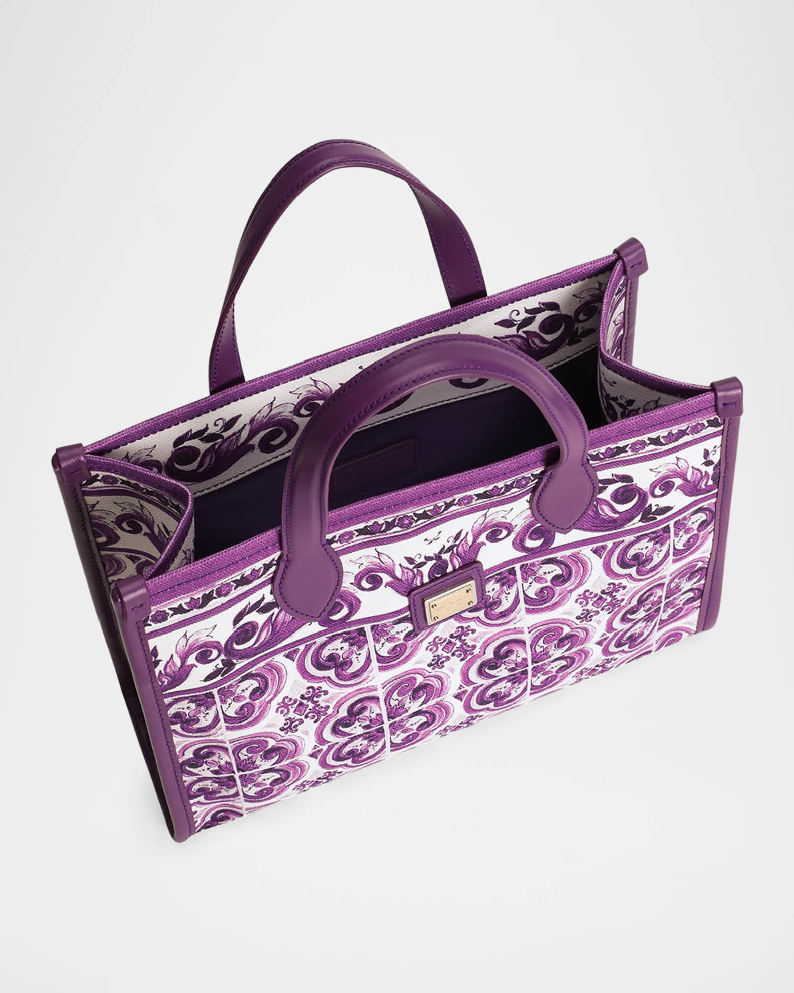 Dolce&Gabbana ドルチェ&ガッバーナ★Majolica-print coffa bag Majolica-print coffa bag in Multicolor for Girls