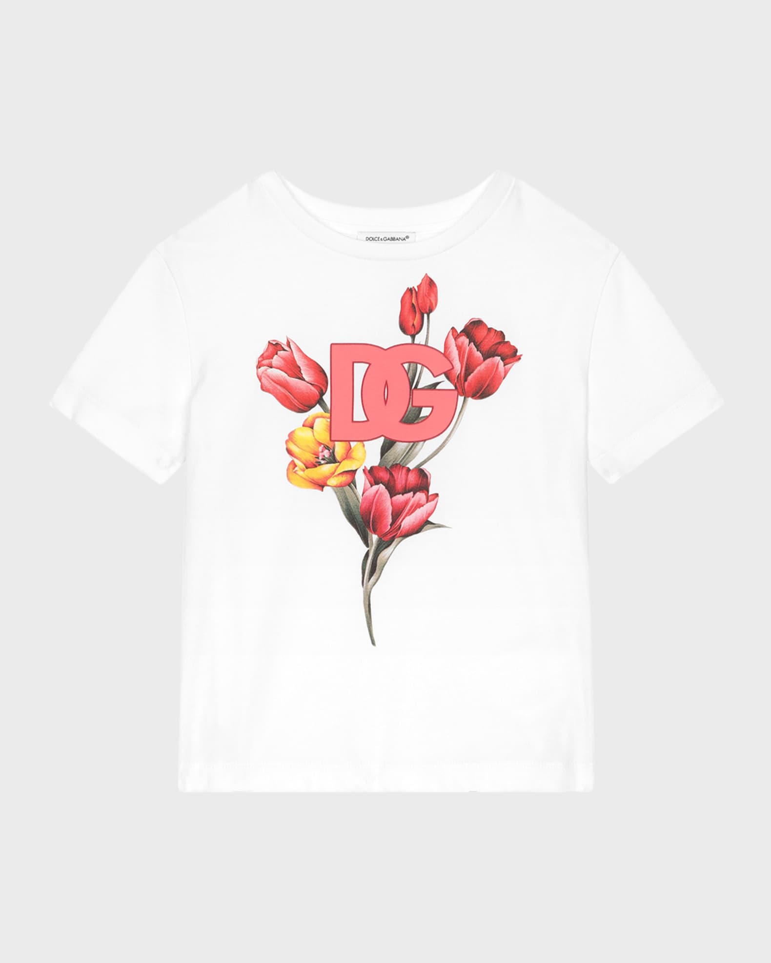 Girl's Logo-Print Tulip Graphic T-Shirt 0