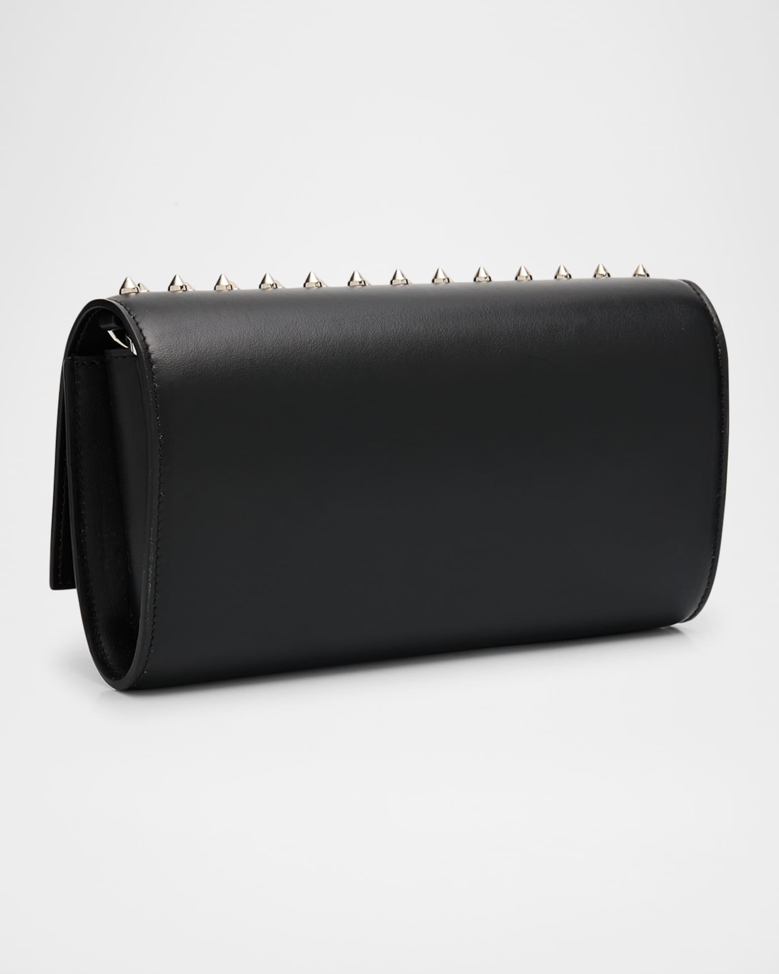 【美品】Christian Louboutin パロマ スパイク ウォレット Christian Louboutin Paloma Spike Studs Leather Wallet on Chain