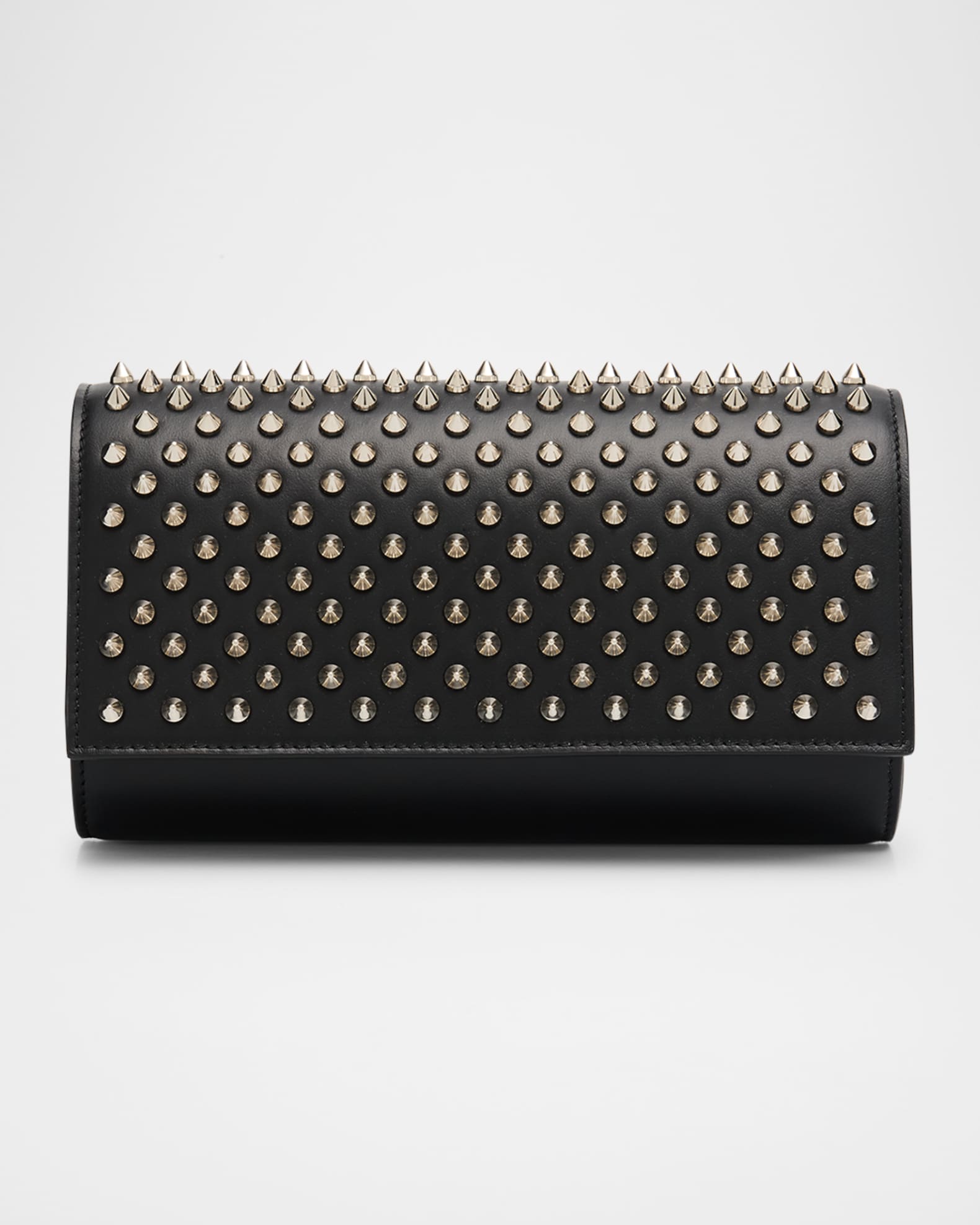【美品】Christian Louboutin パロマ スパイク ウォレット Christian Louboutin Paloma Spike Studs Leather Wallet on Chain