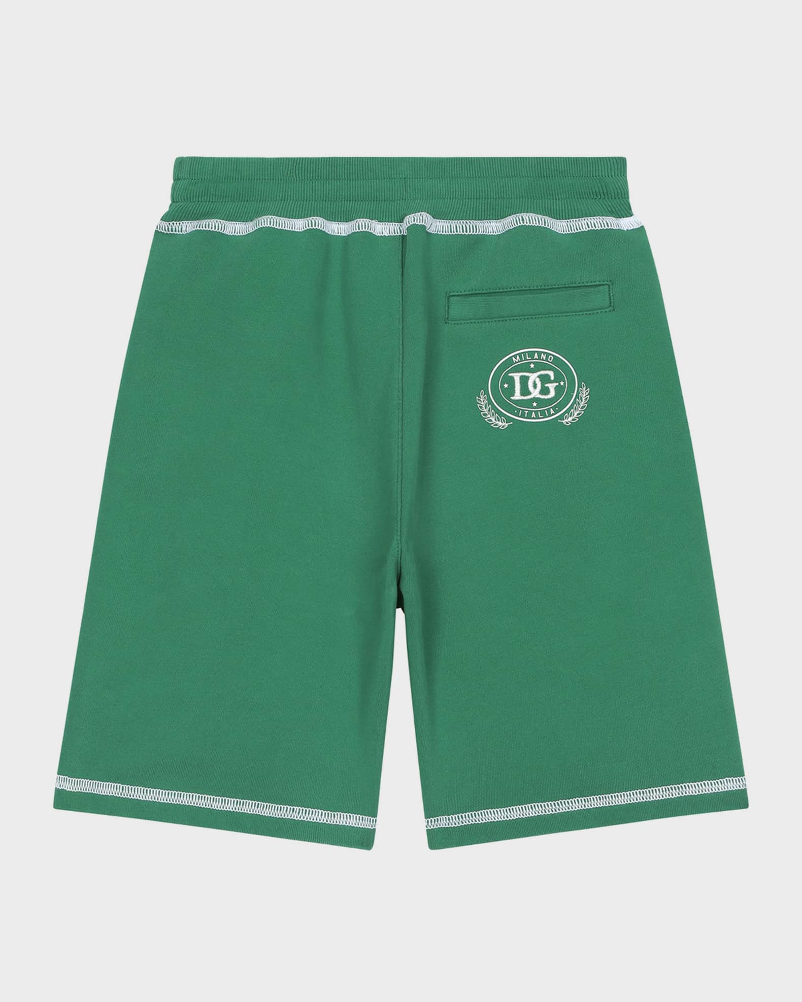 Boy's Logo Embroidered Jogger Shorts 1