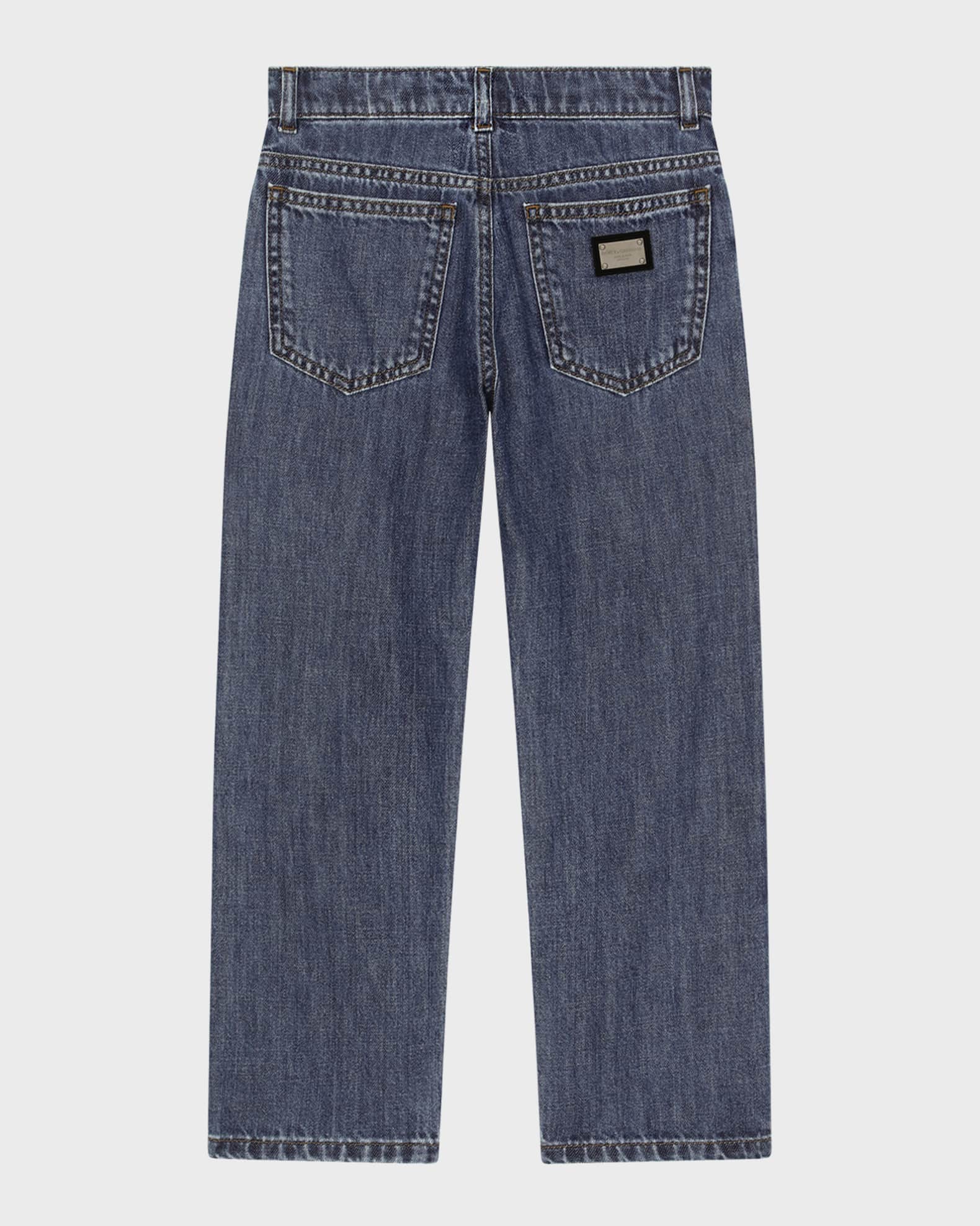 Boy's Logo-Plaque Jeans 1
