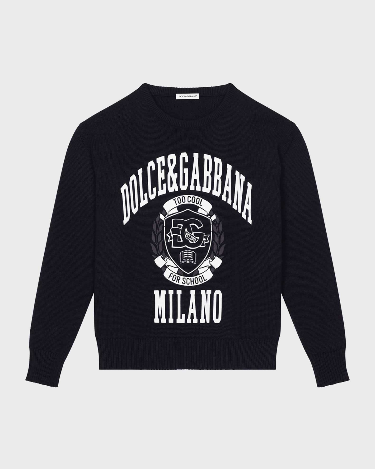 Boy's Too Cool For School Collegiate-Inspired Sweater 0