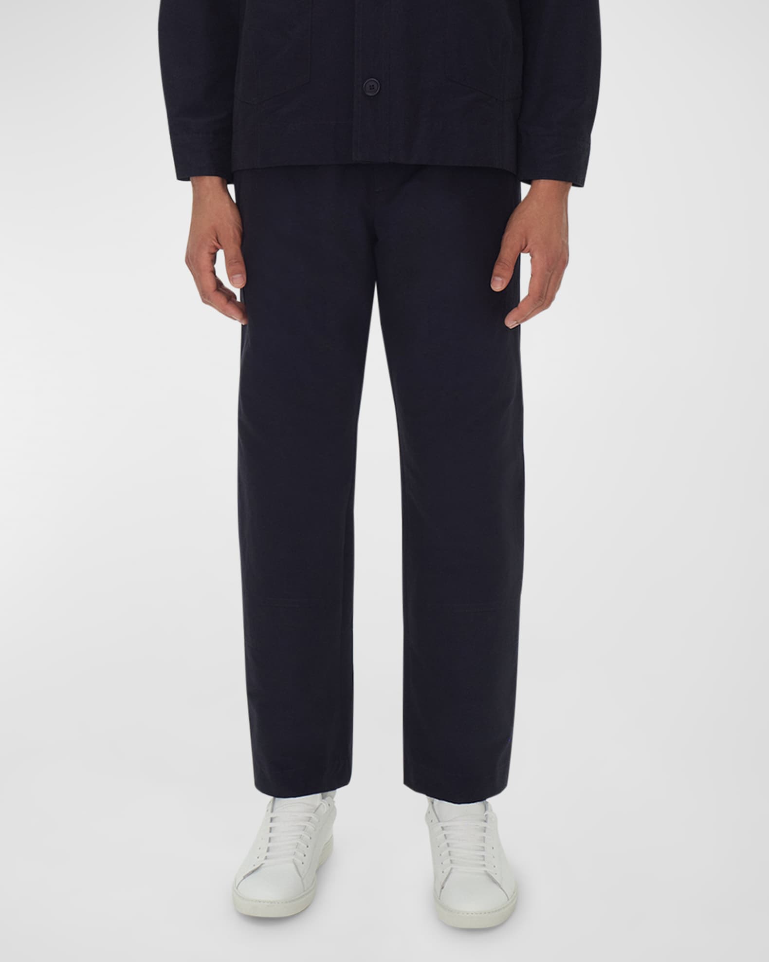 Black Random Identities Worker Low Crotch Pants | SVD
