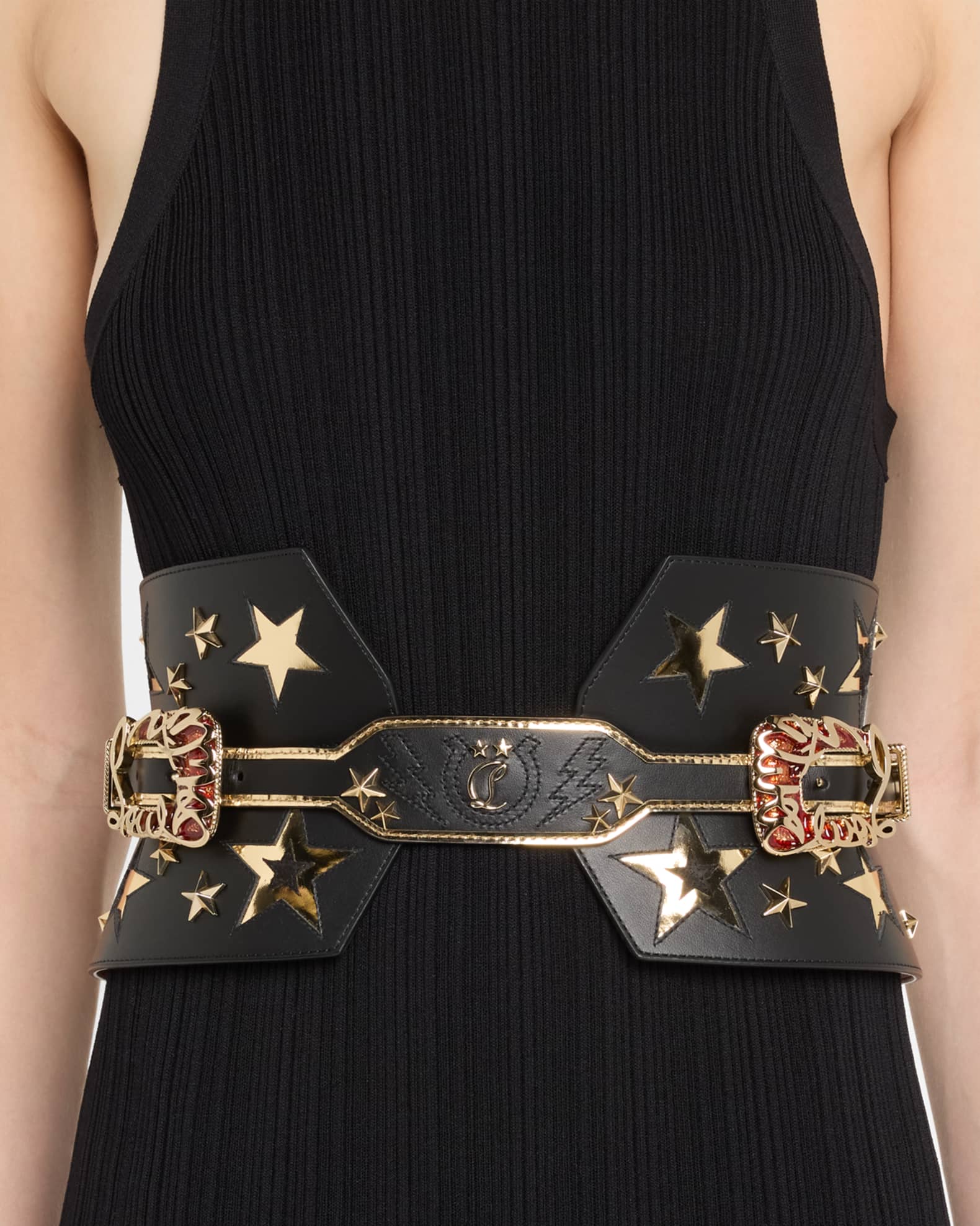 Giddy Corset Leather Belt  1