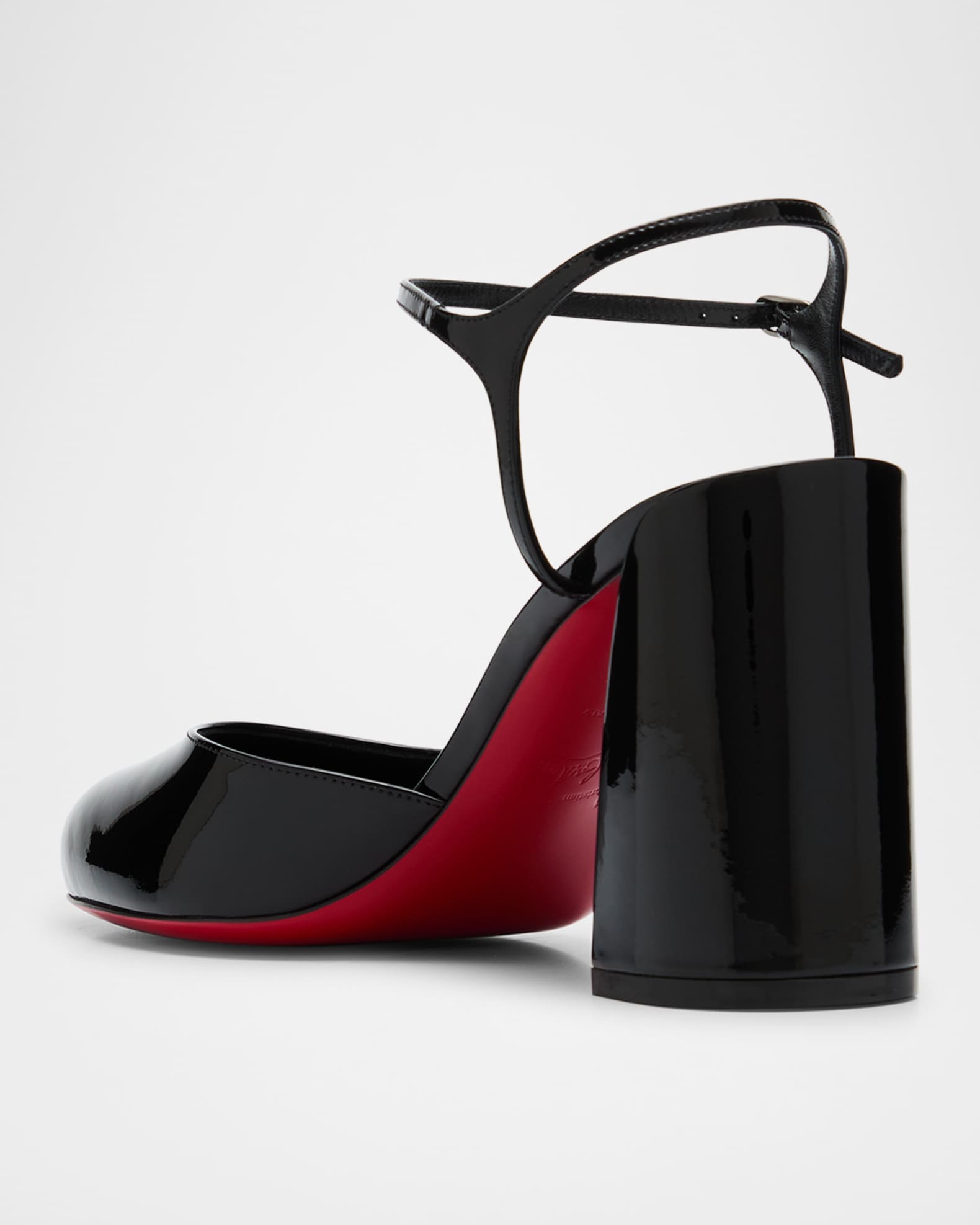 Red t strap pumps outlet