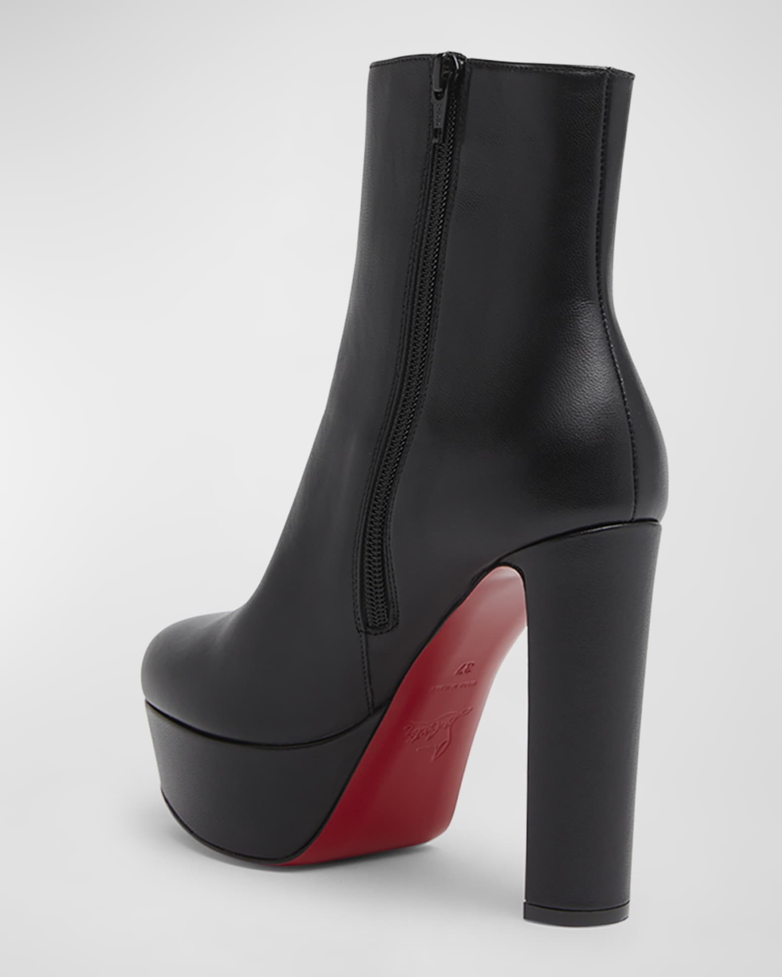 Red bottom ankle booties best sale