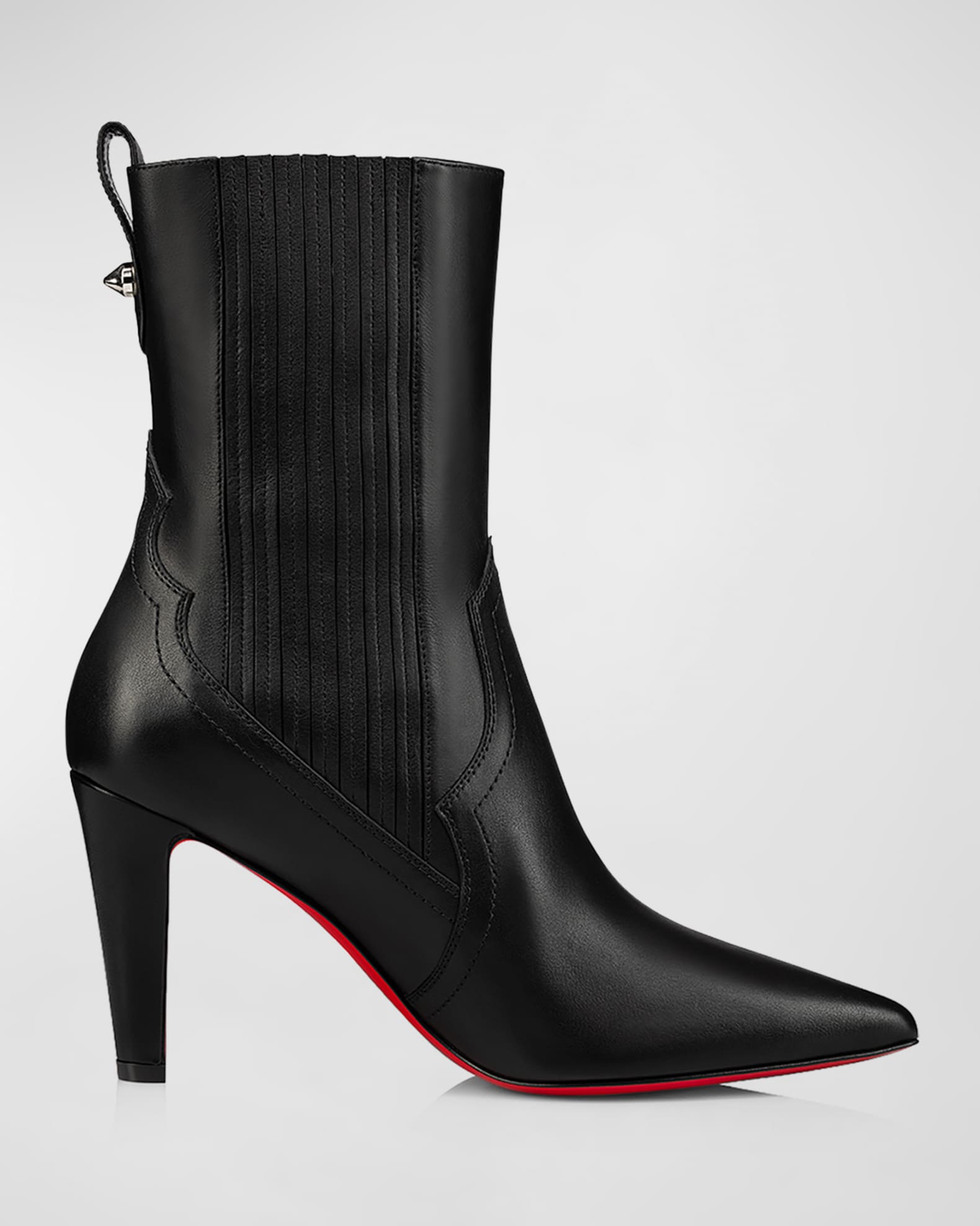 Leather Chelsea Red Sole Booties