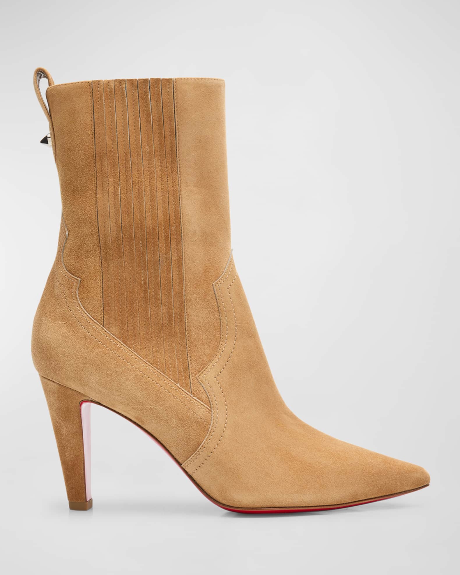 Christian louboutin suede booties on sale