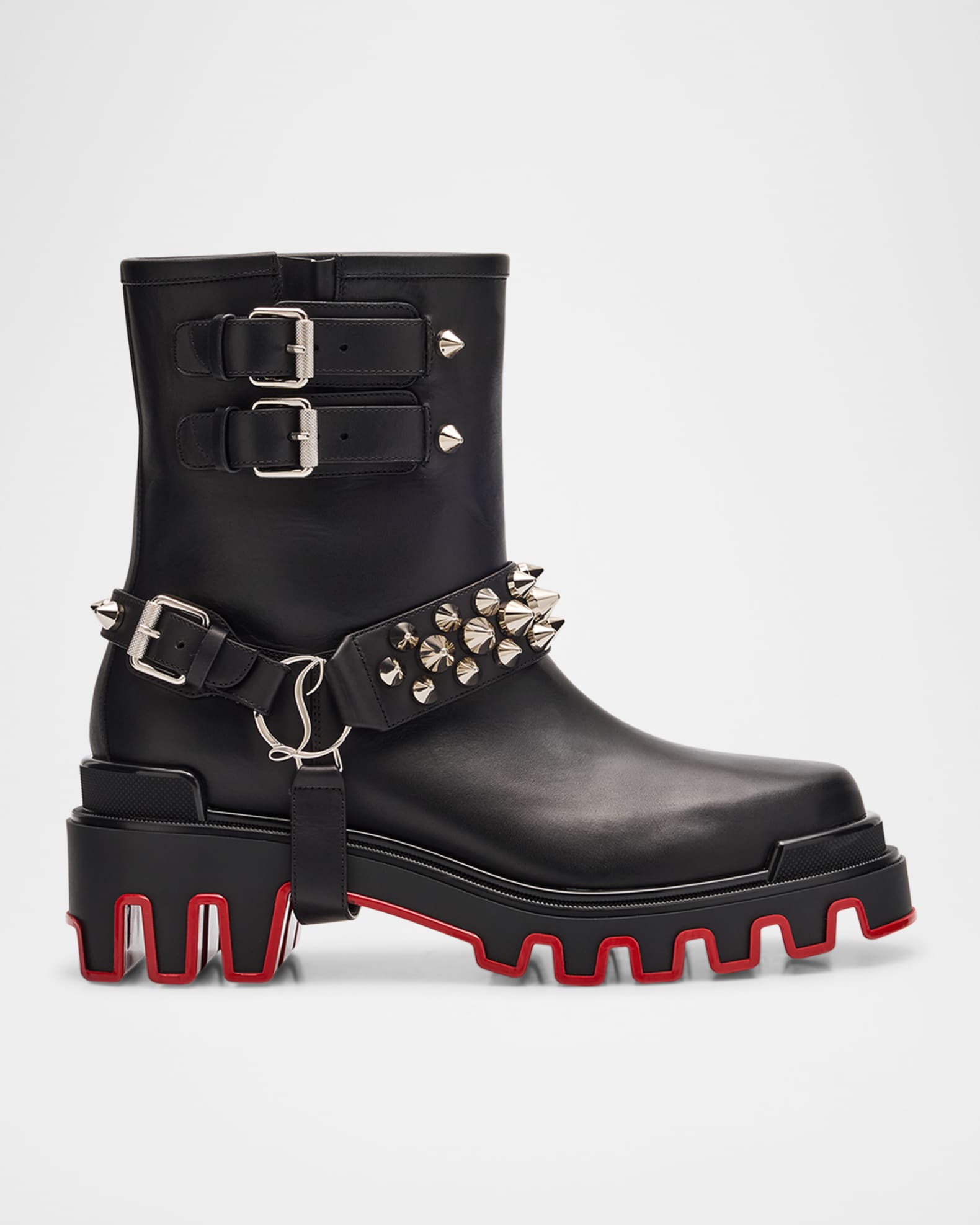 Christian louboutin biker boots shop