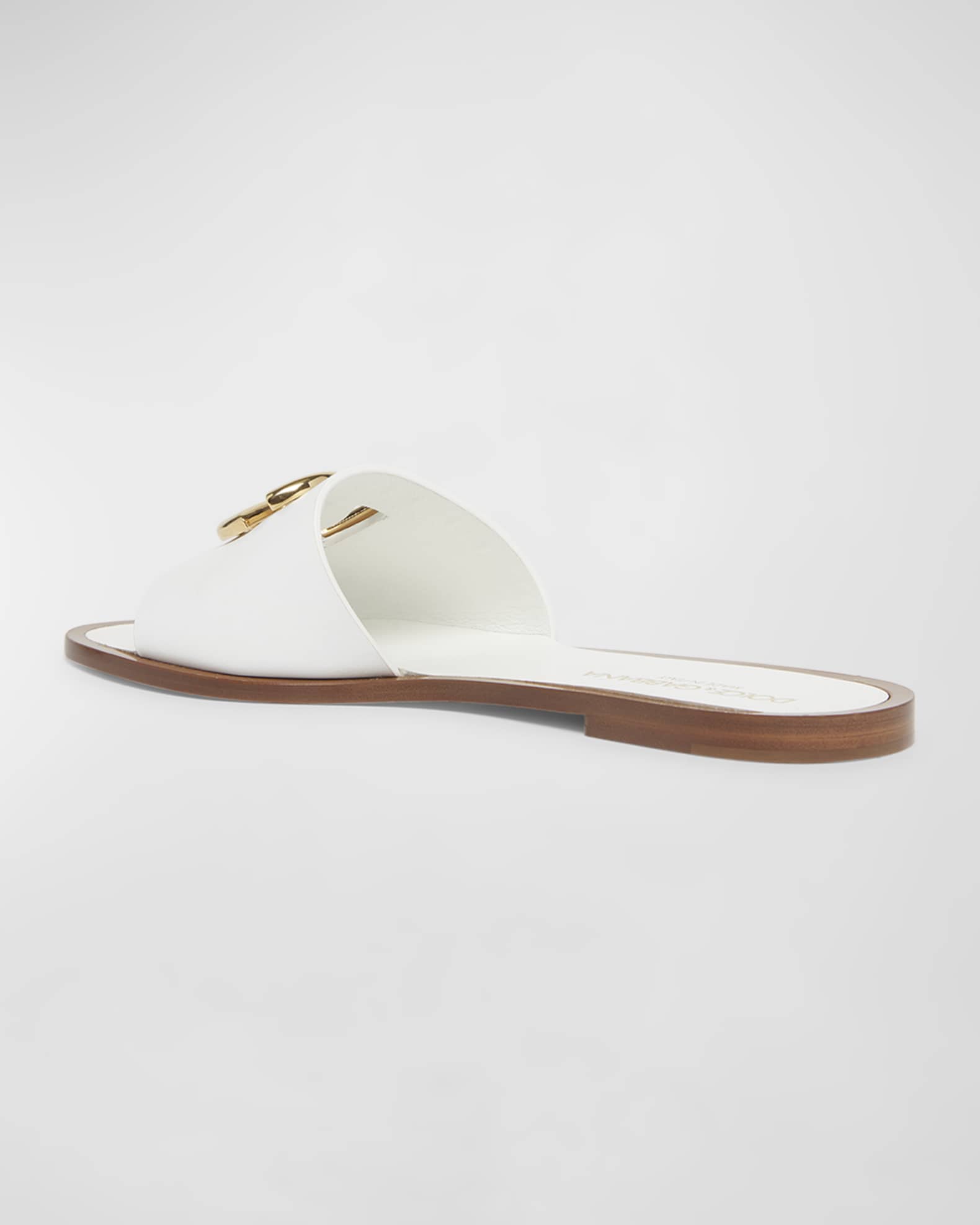 Neiman marcus white sandals discount