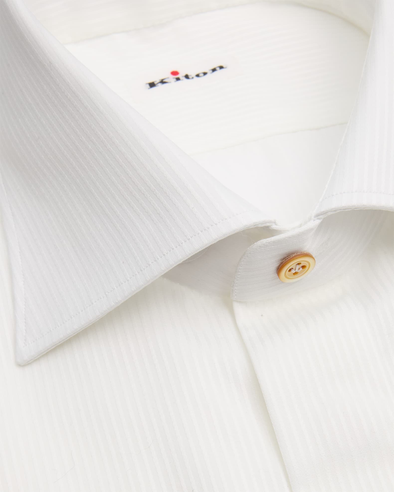 Men's Tonal Stripe Covered-Placket Dress Shirt 1