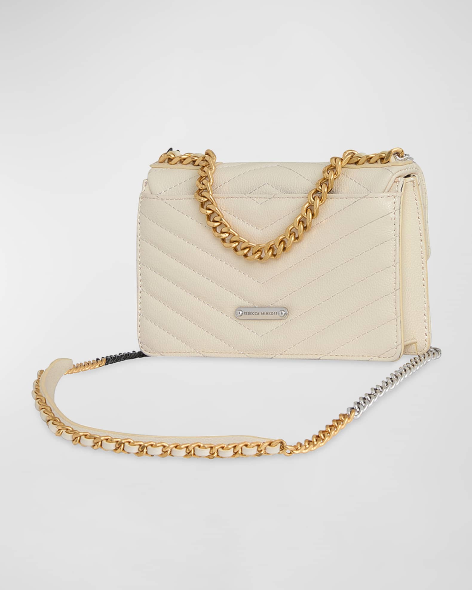 Rebecca Minkoff Edie Mini Quilted Leather Chain Crossbody Bag Neiman Marcus