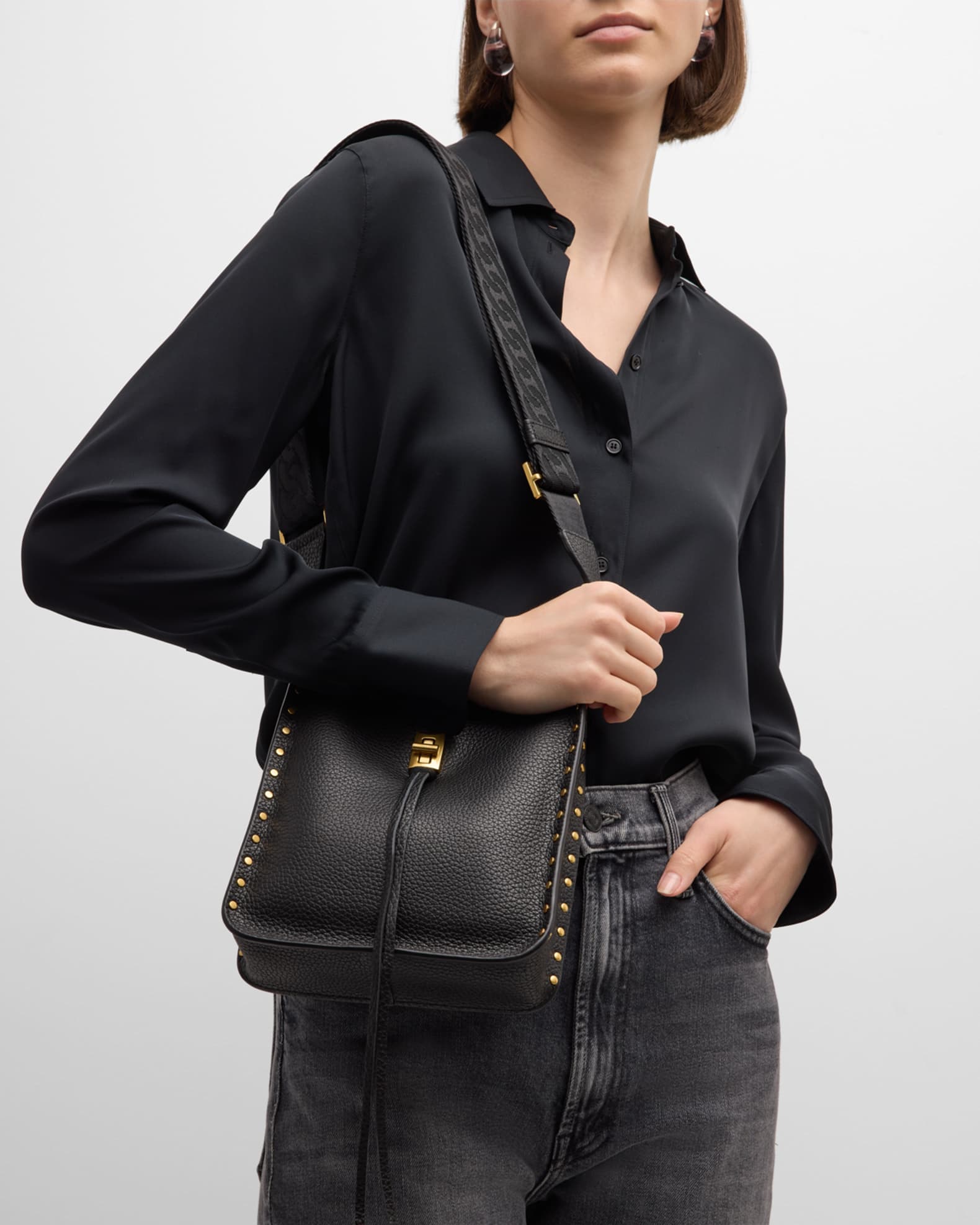 Rebecca minkoff small darren feed bag deals