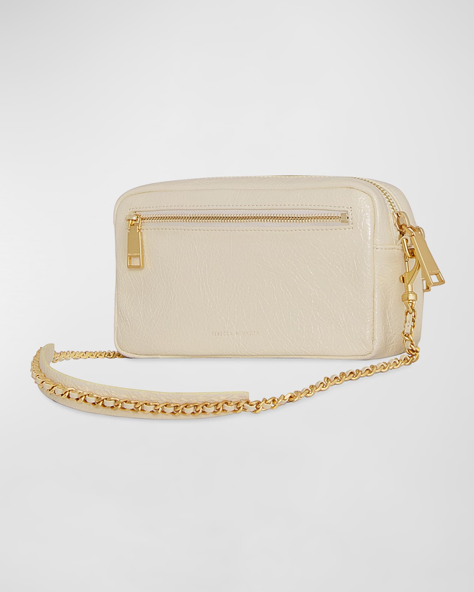 Rebecca Minkoff Small Surplus Leather Crossbody Bag Chantilly