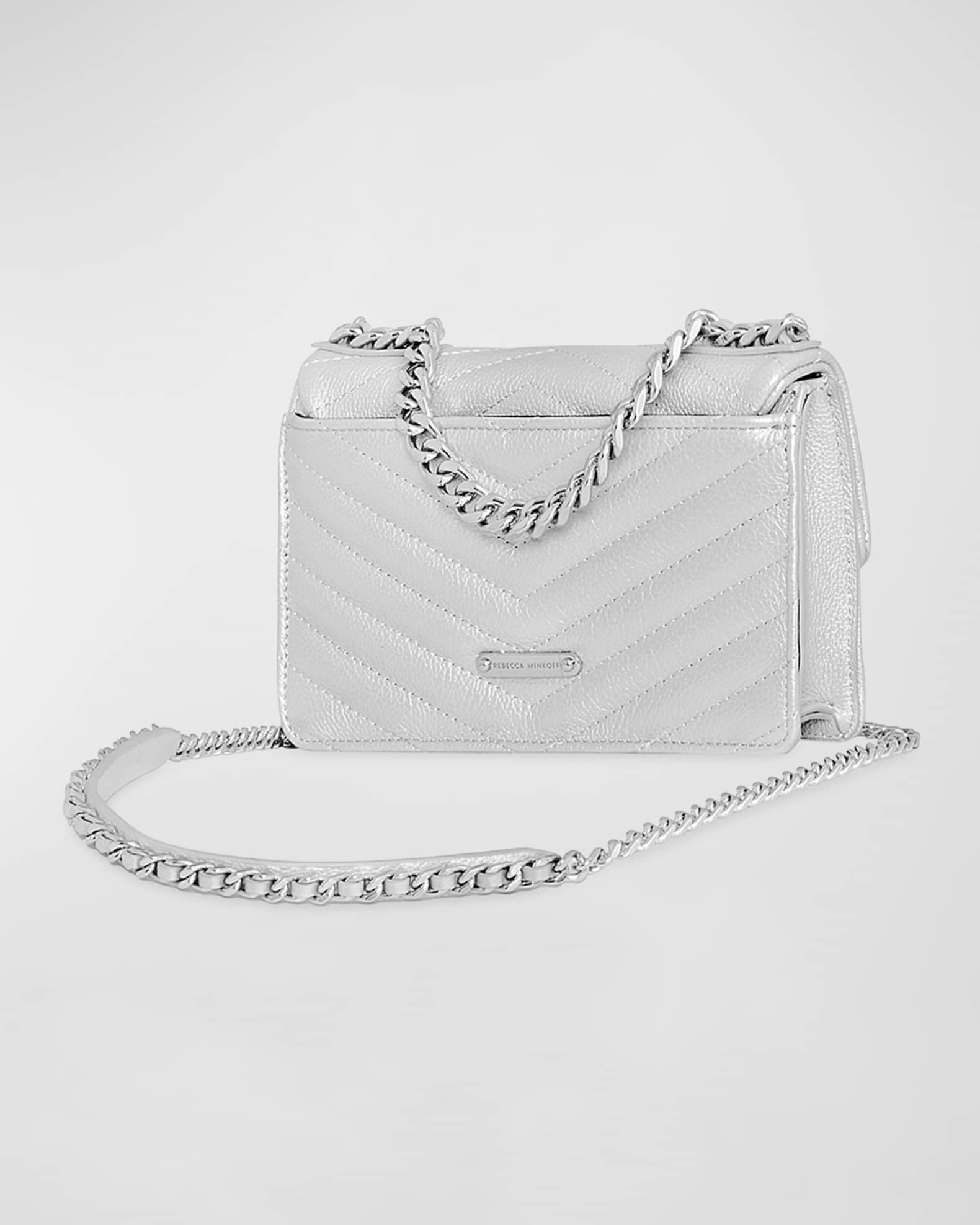Edie Mini Metallic Quilted Crossbody Bag 1