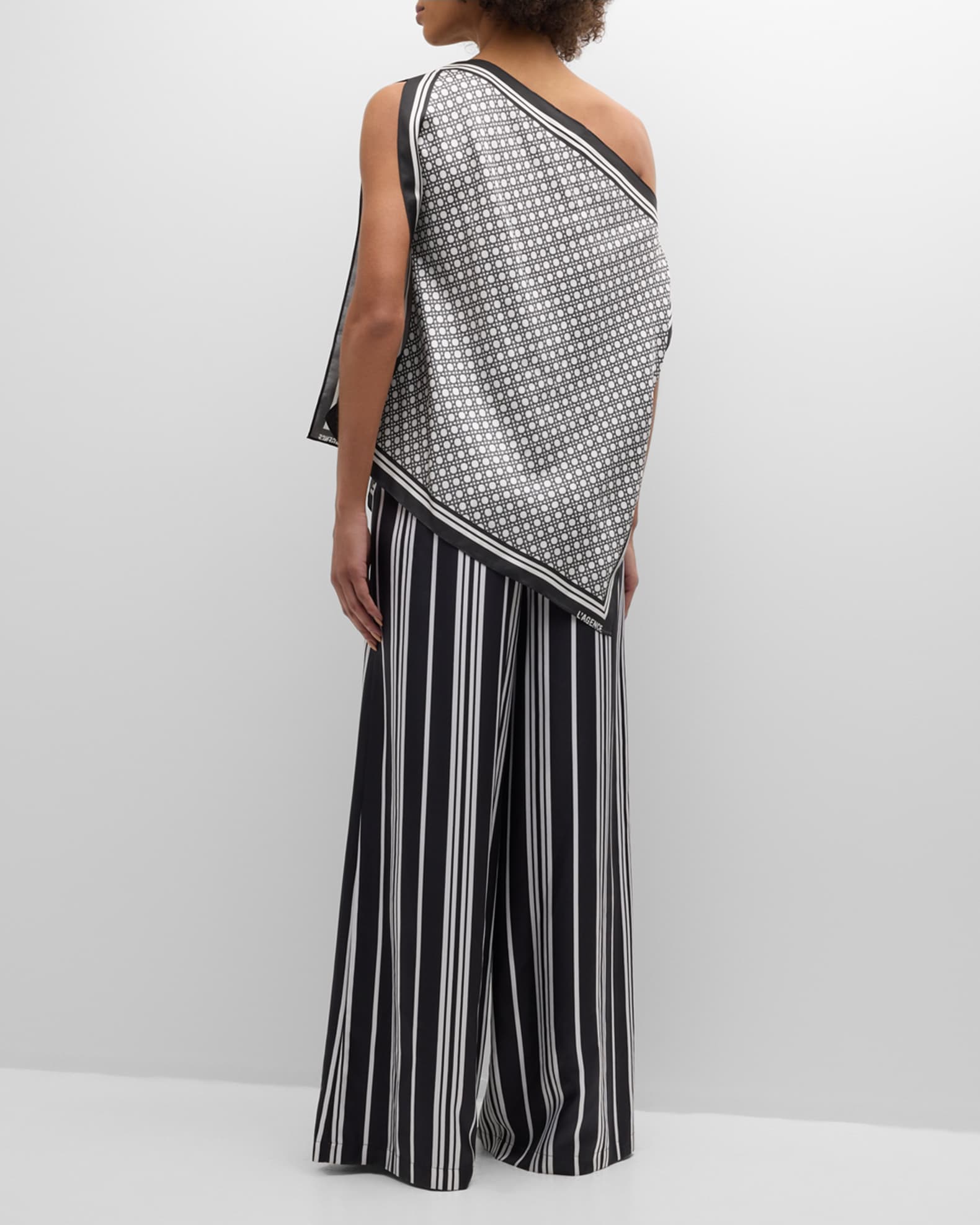 LILLIAN BLACK WOMENS WIDE-LEG PANT