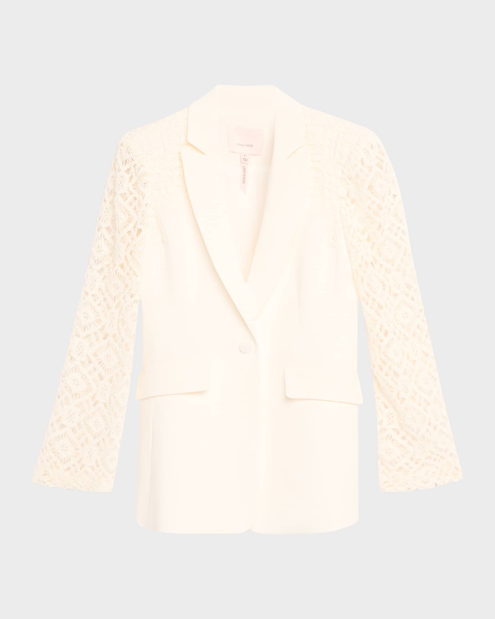 Cinq a Sept Crochet Lace Cheyenne Blazer