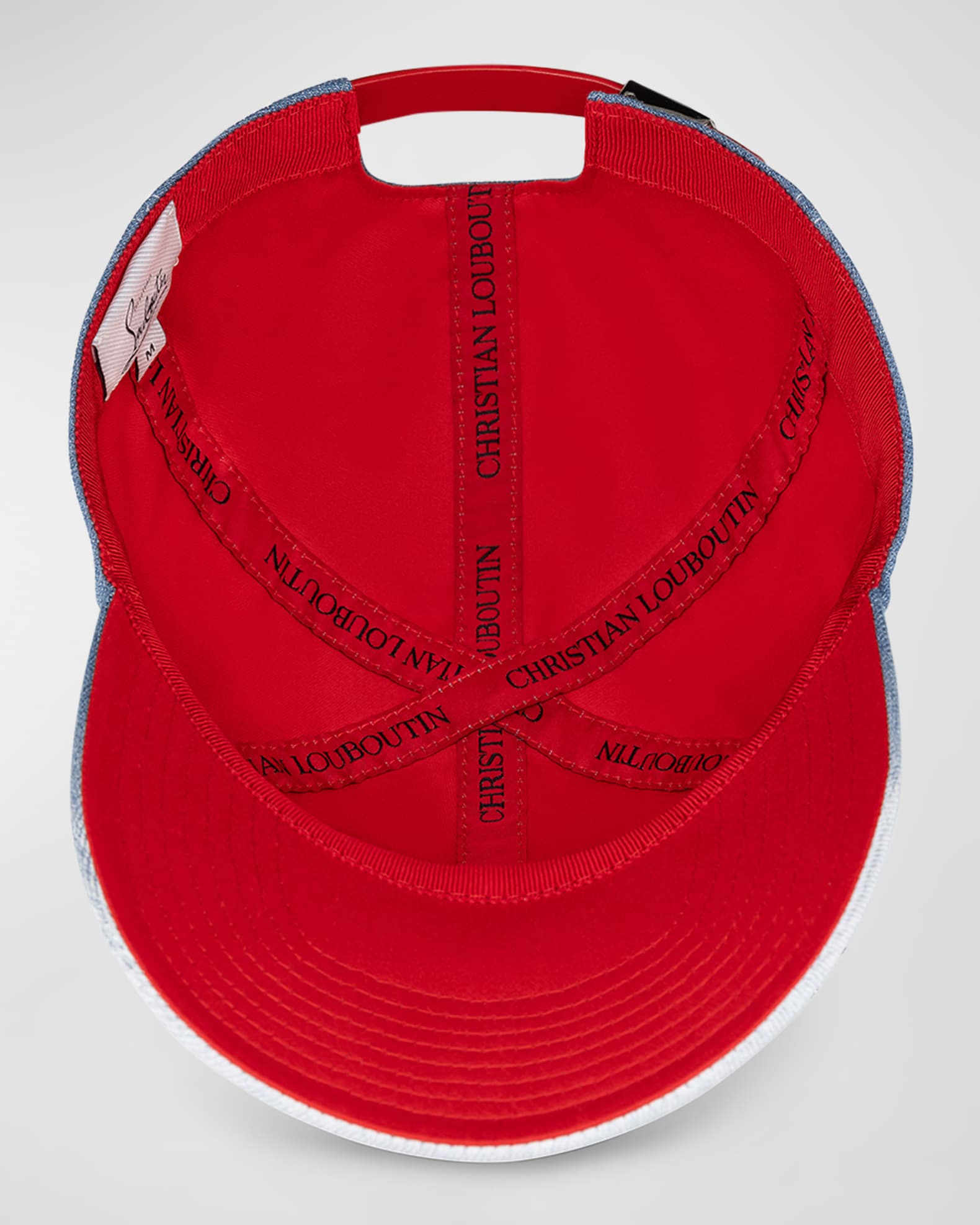【関税込み】Christian Louboutin Hats Mooncrest - Baseball cap - Canva - Black - Christian