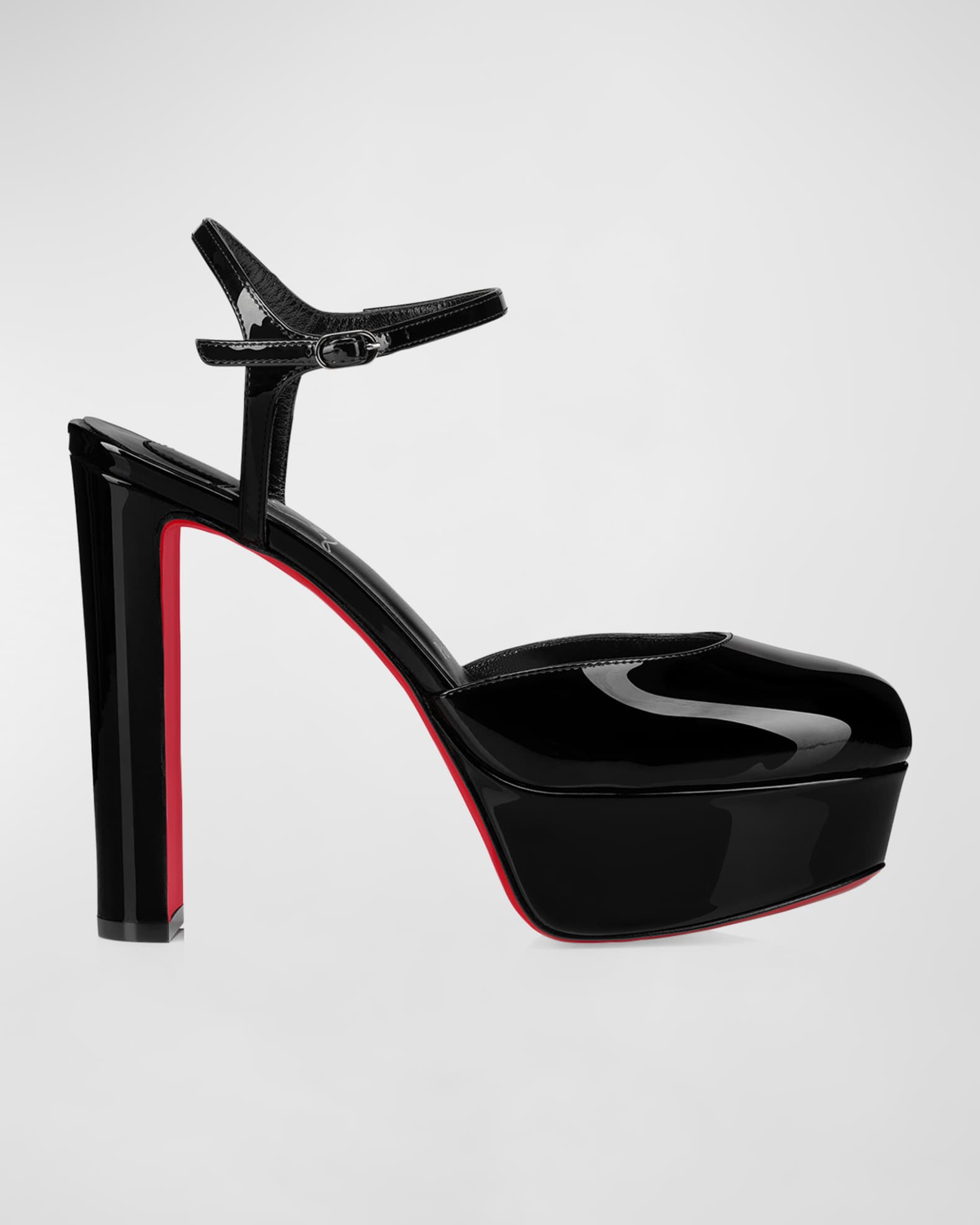 Red patent leather platform pumps deals