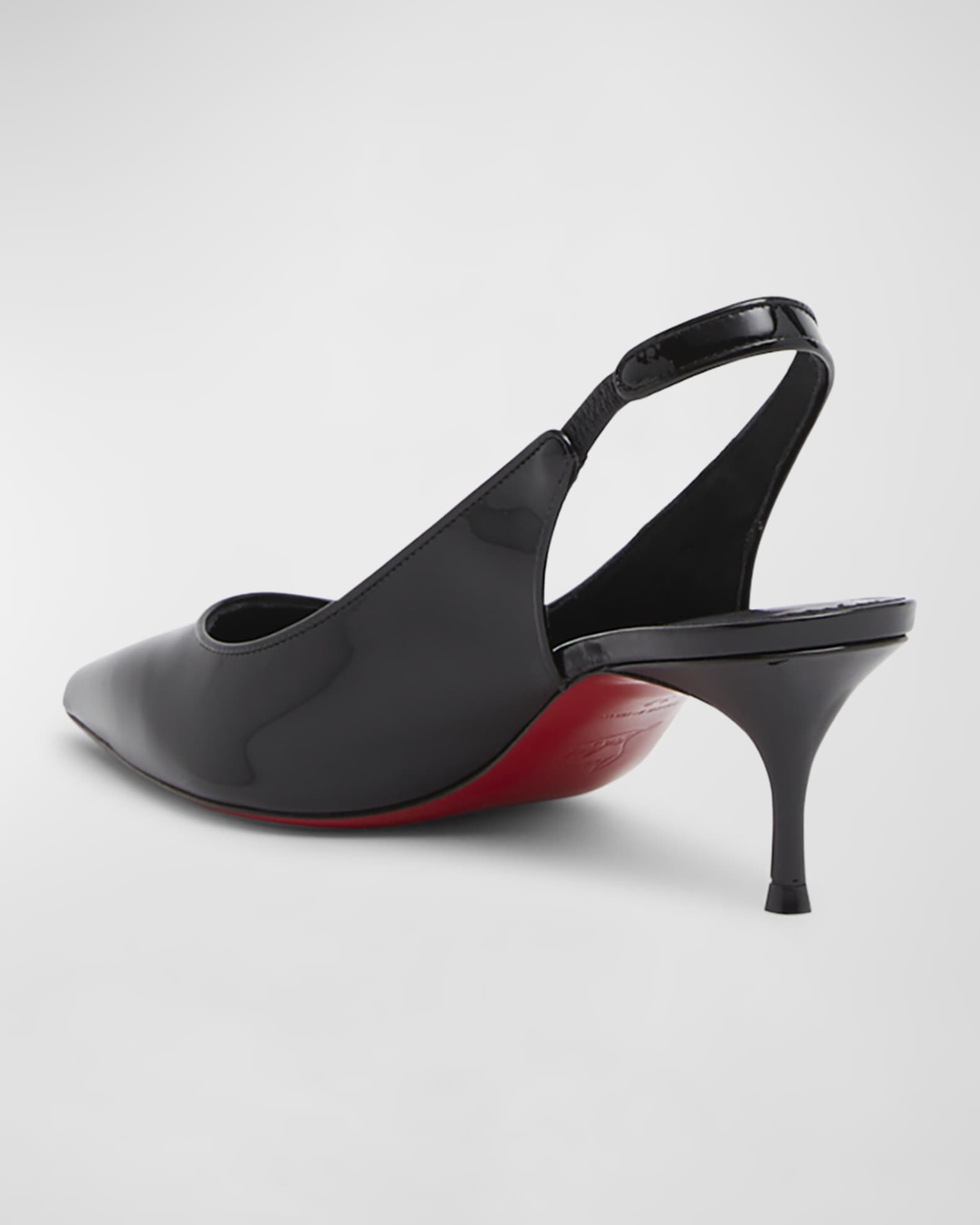 サンダル・ミュール Christian Louboutin 'Sporty Kate' slingback (3240004 9002) Sporty Kate Sling - 55 mm Slingback pumps - Lamb nappa