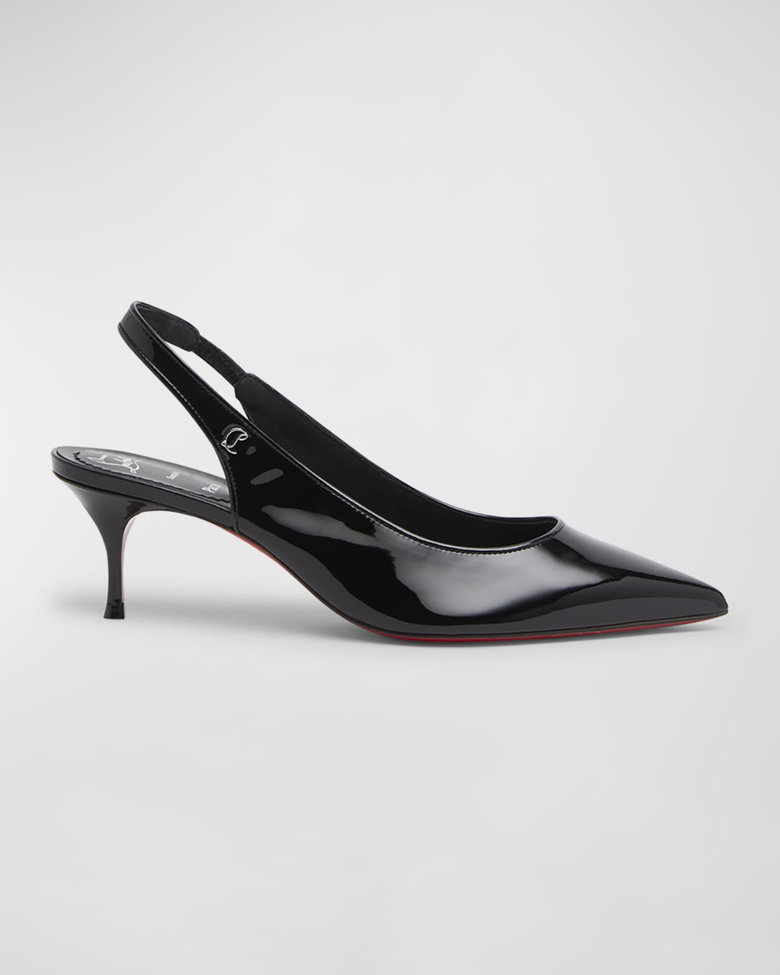 Kate Sporty Patent Slingback Pumps 0