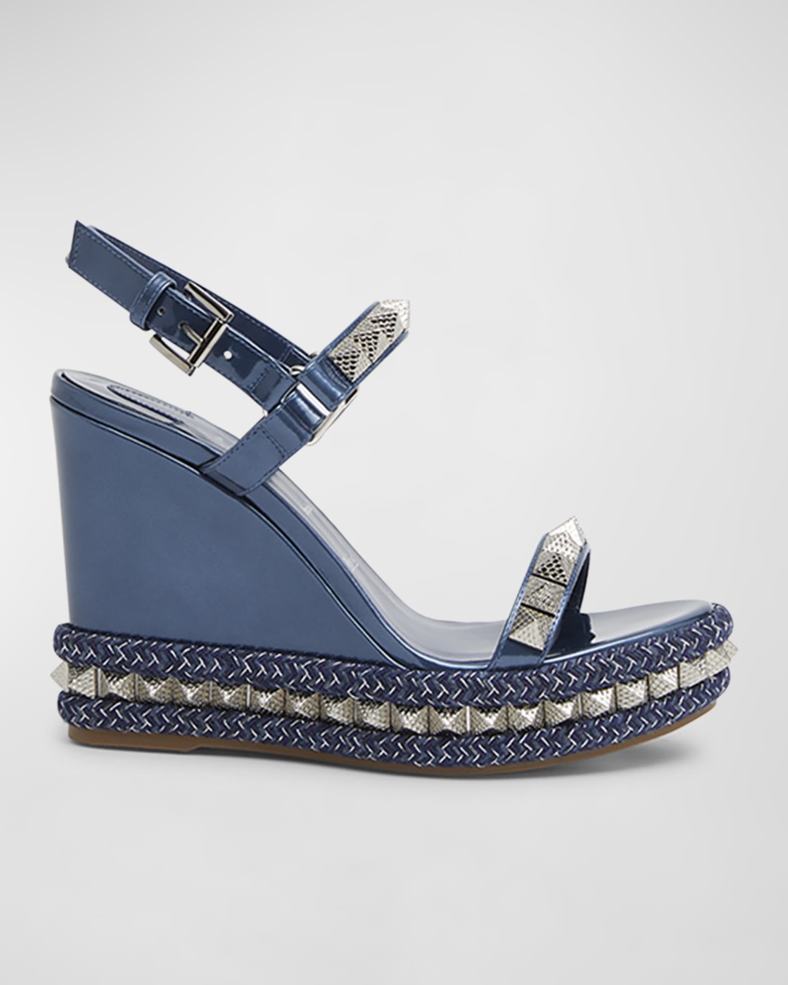 Christian louboutin wedge sandals on sale