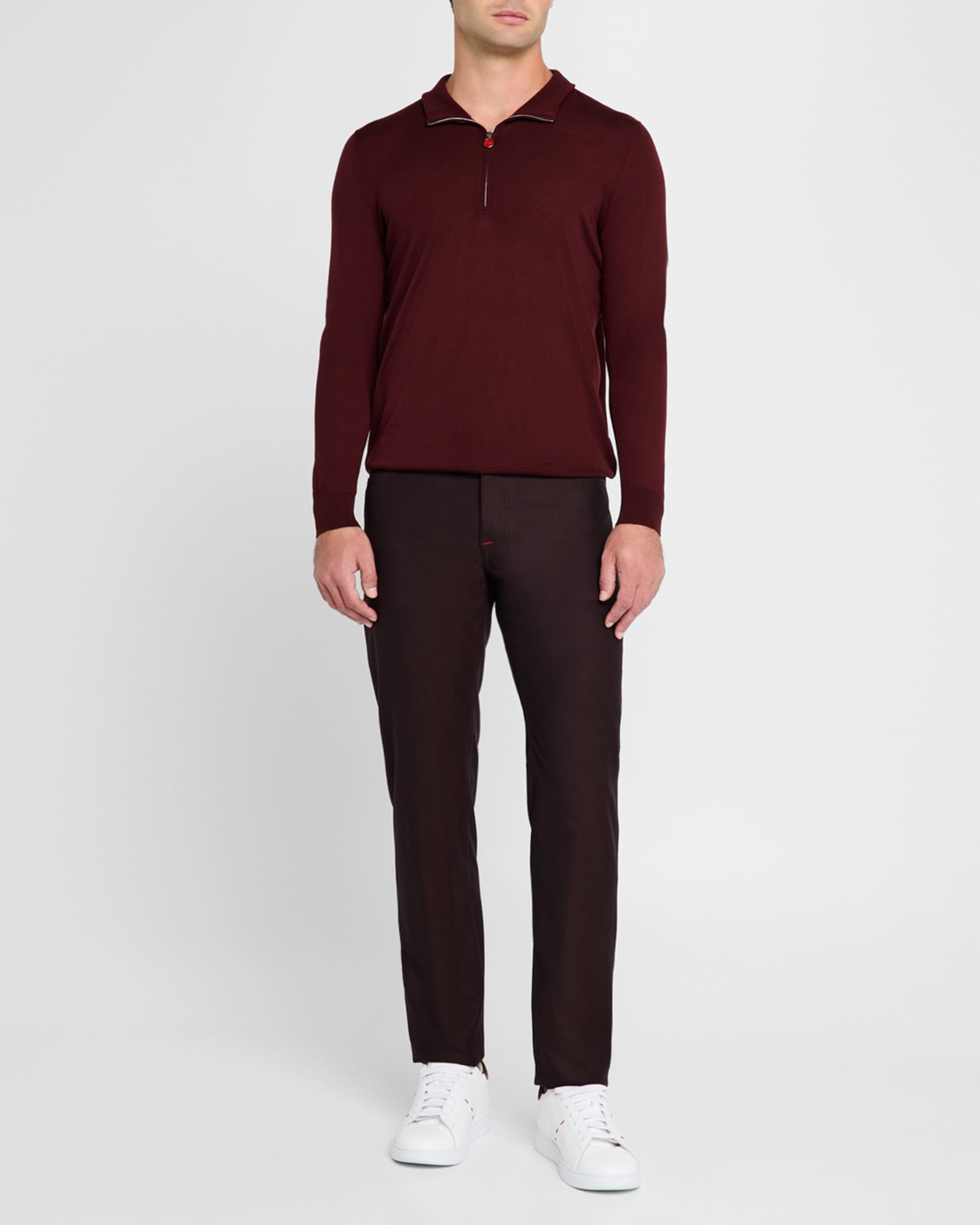 Men's Wool Half-Zip Sweater 1
