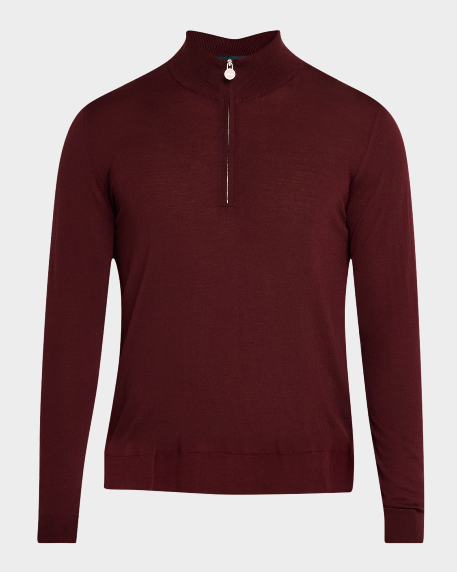 Men's Wool Half-Zip Sweater 0