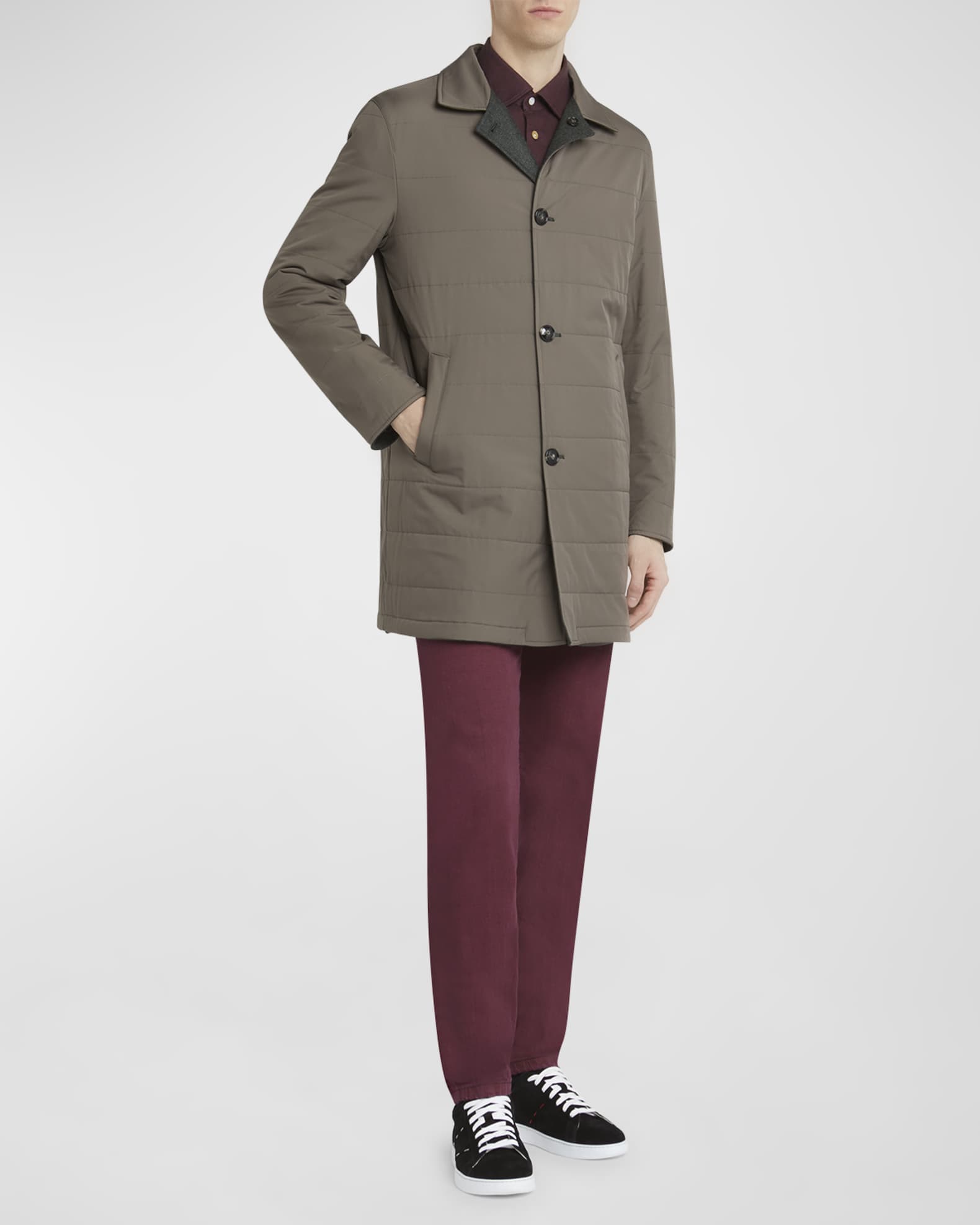 Kiton raincoat sales