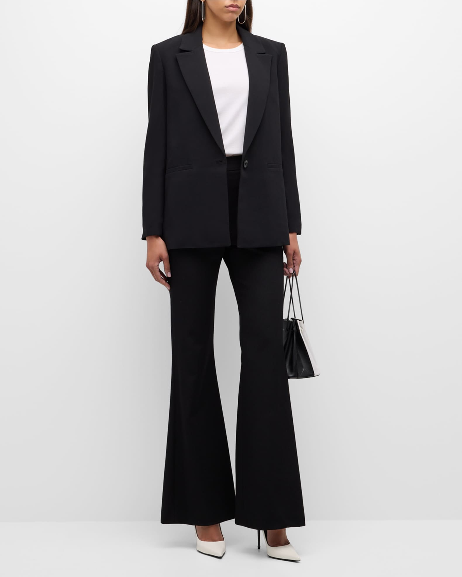 Denny Notch-Collar Boyfriend Blazer 1