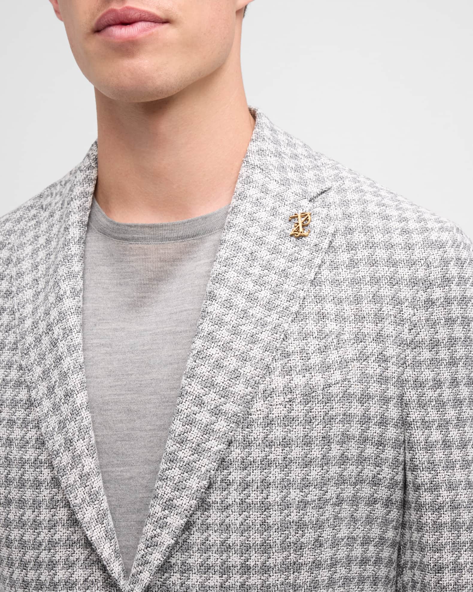 Men's Houndstooth Two-Button Sport Coat 1